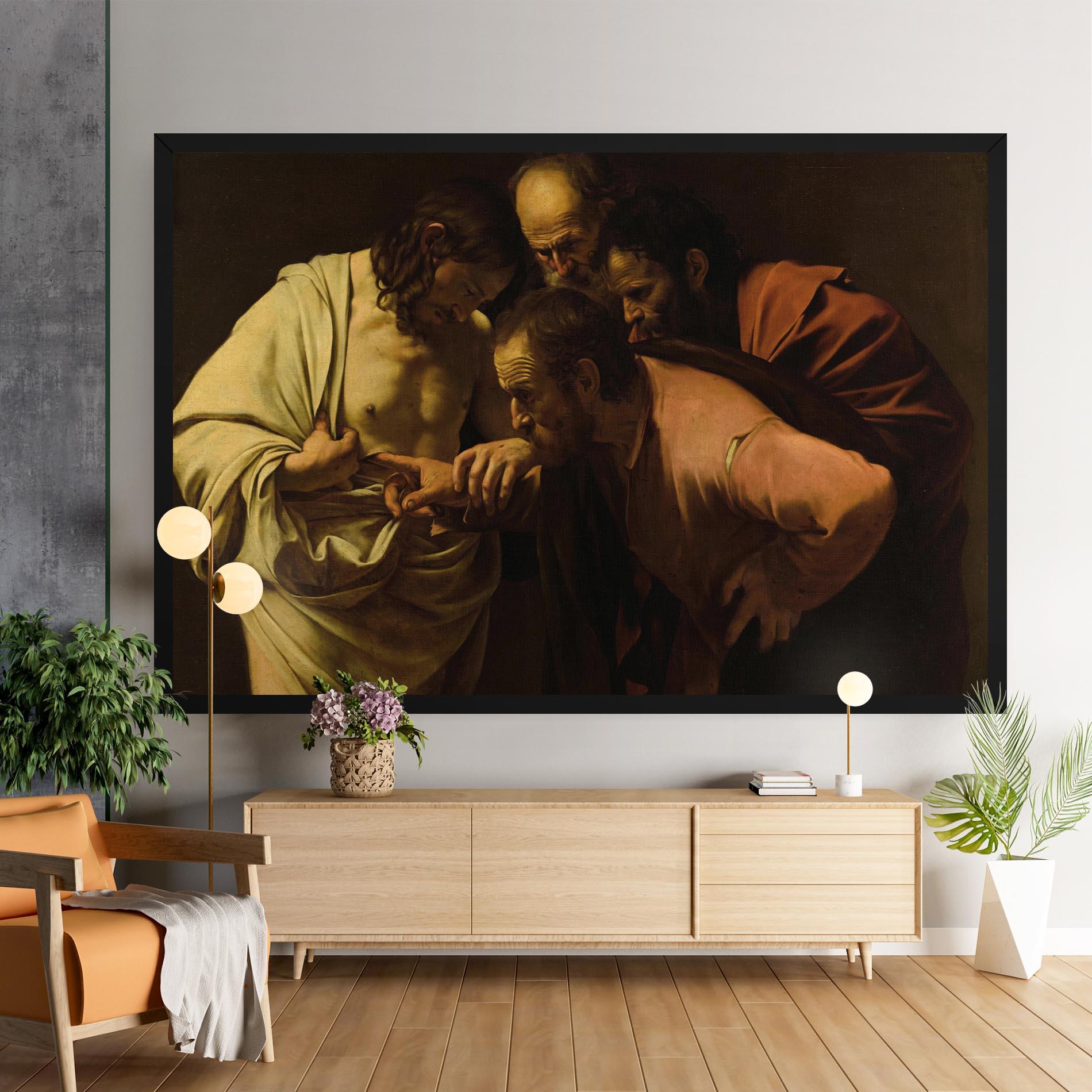 Leinwandbild Der Unglaubige Thomas mockup 9