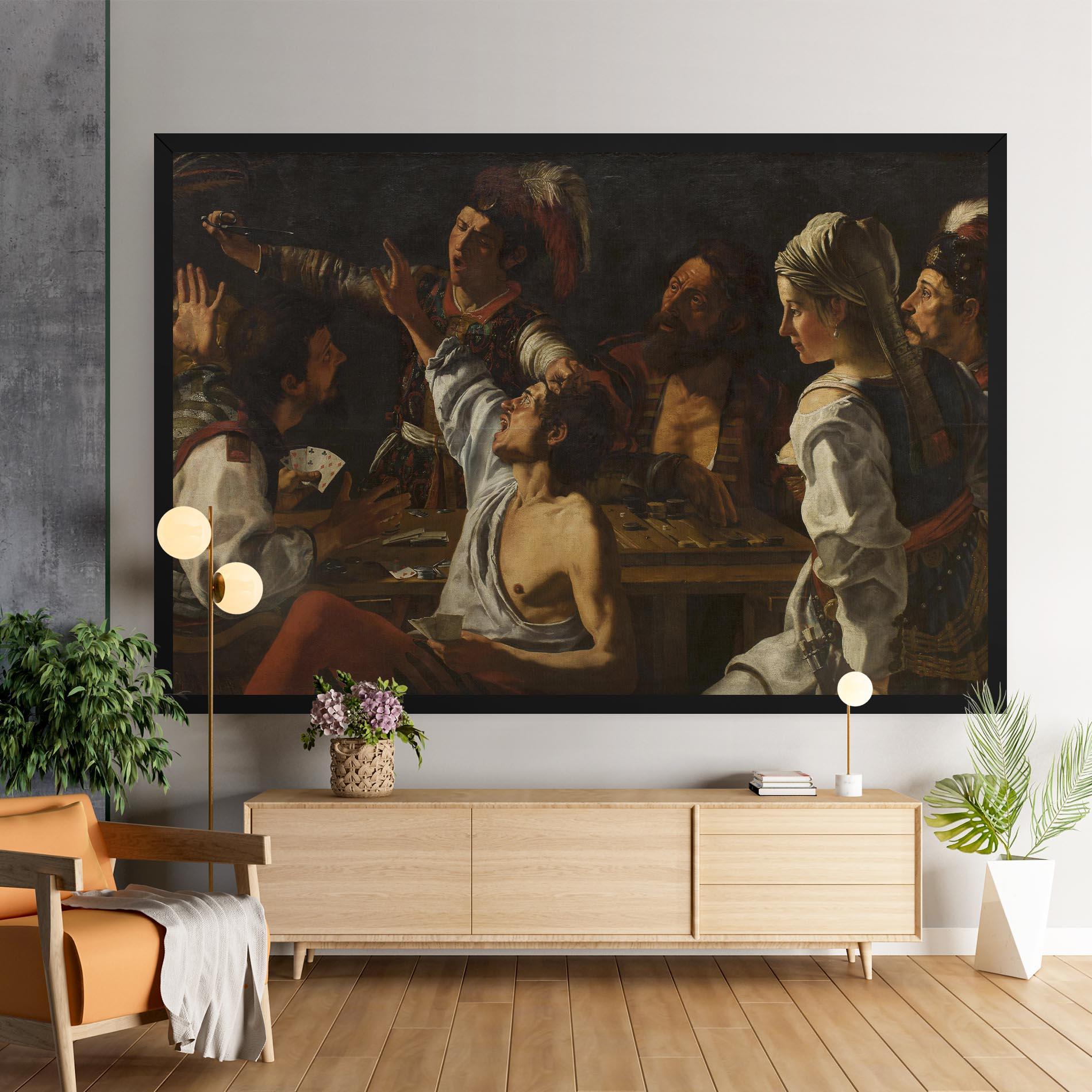 Leinwandbild Rombouts Backgammon mockup 9