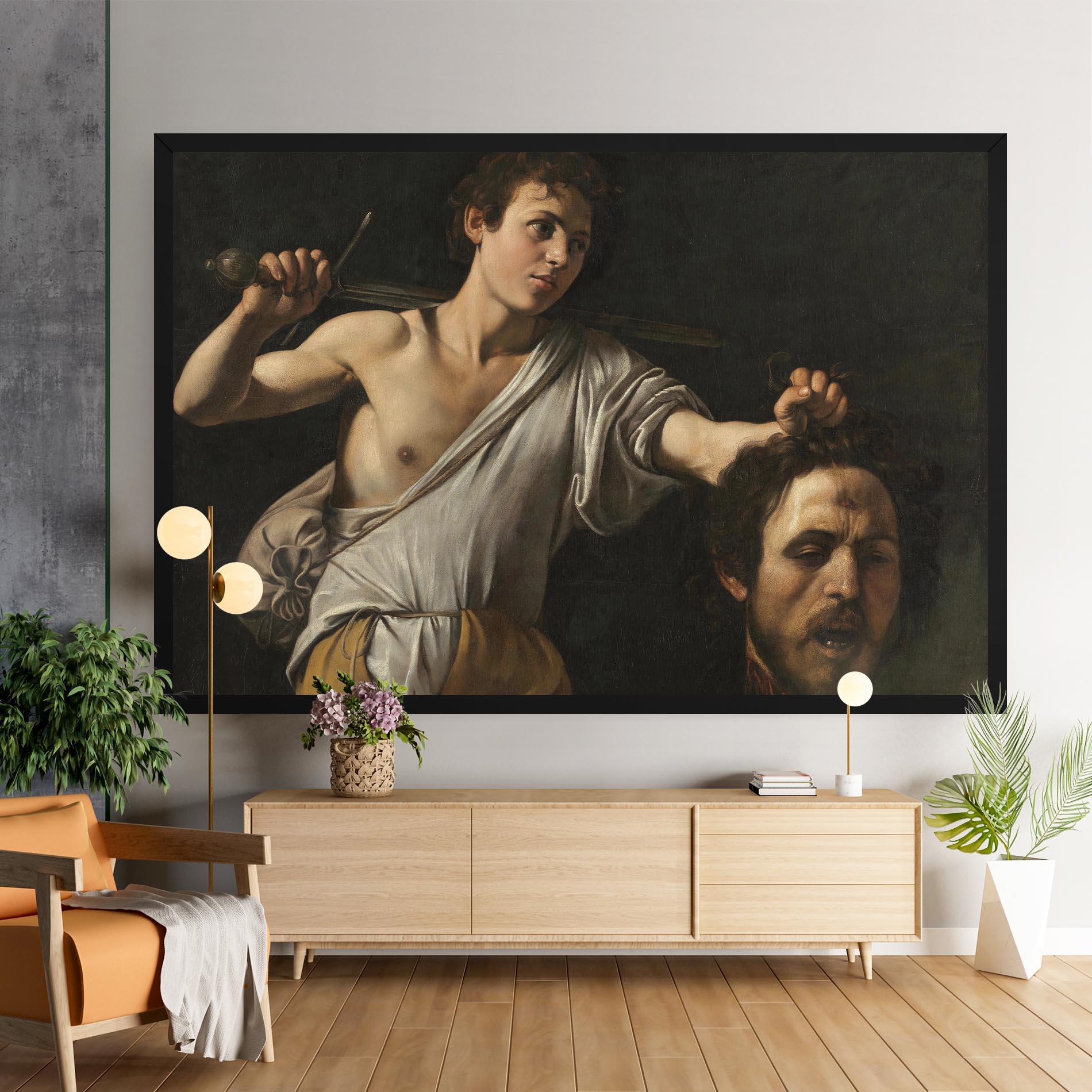 Leinwandbild The Head Of Goliath mockup 9