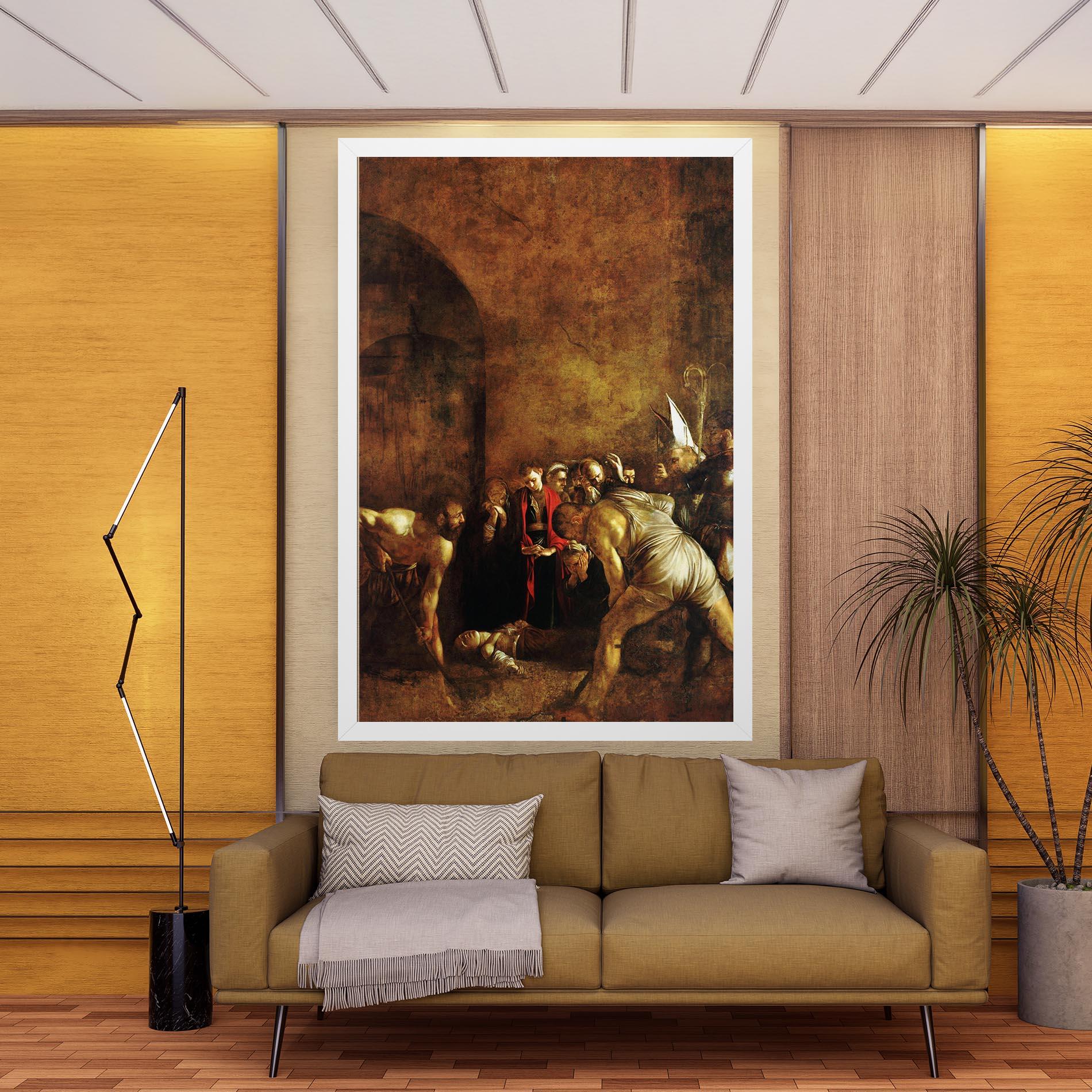 Leinwandbild Burial Of Saint Lucy mockup 9