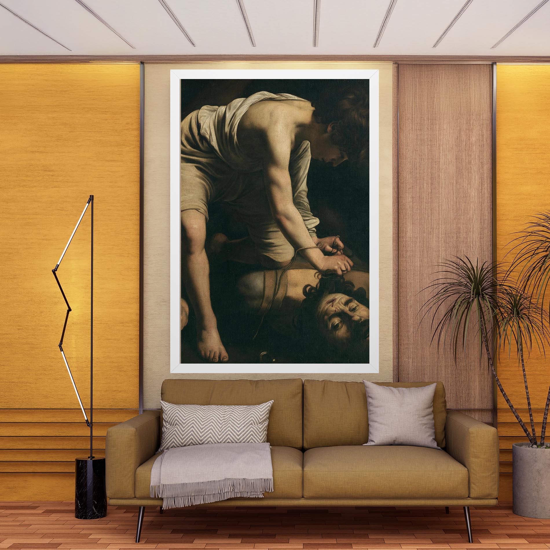 Leinwandbild David And Goliath mockup 9