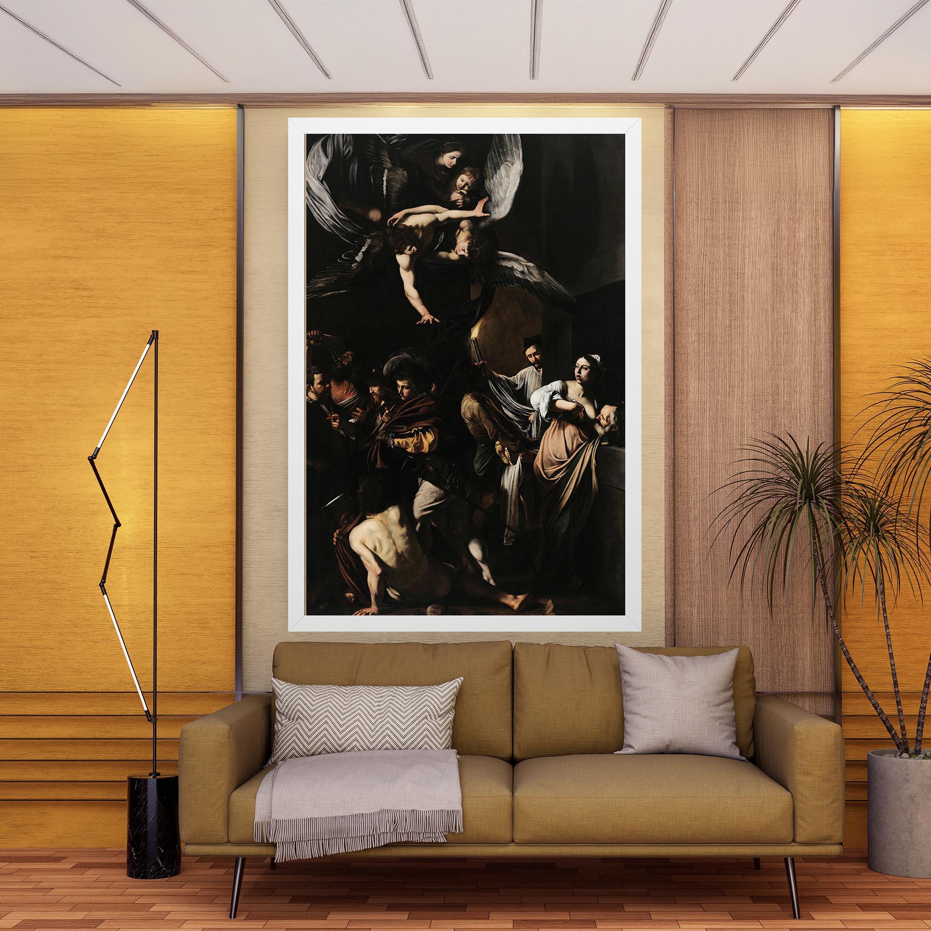 Leinwandbild Sette Opere Di Misericordia mockup 9