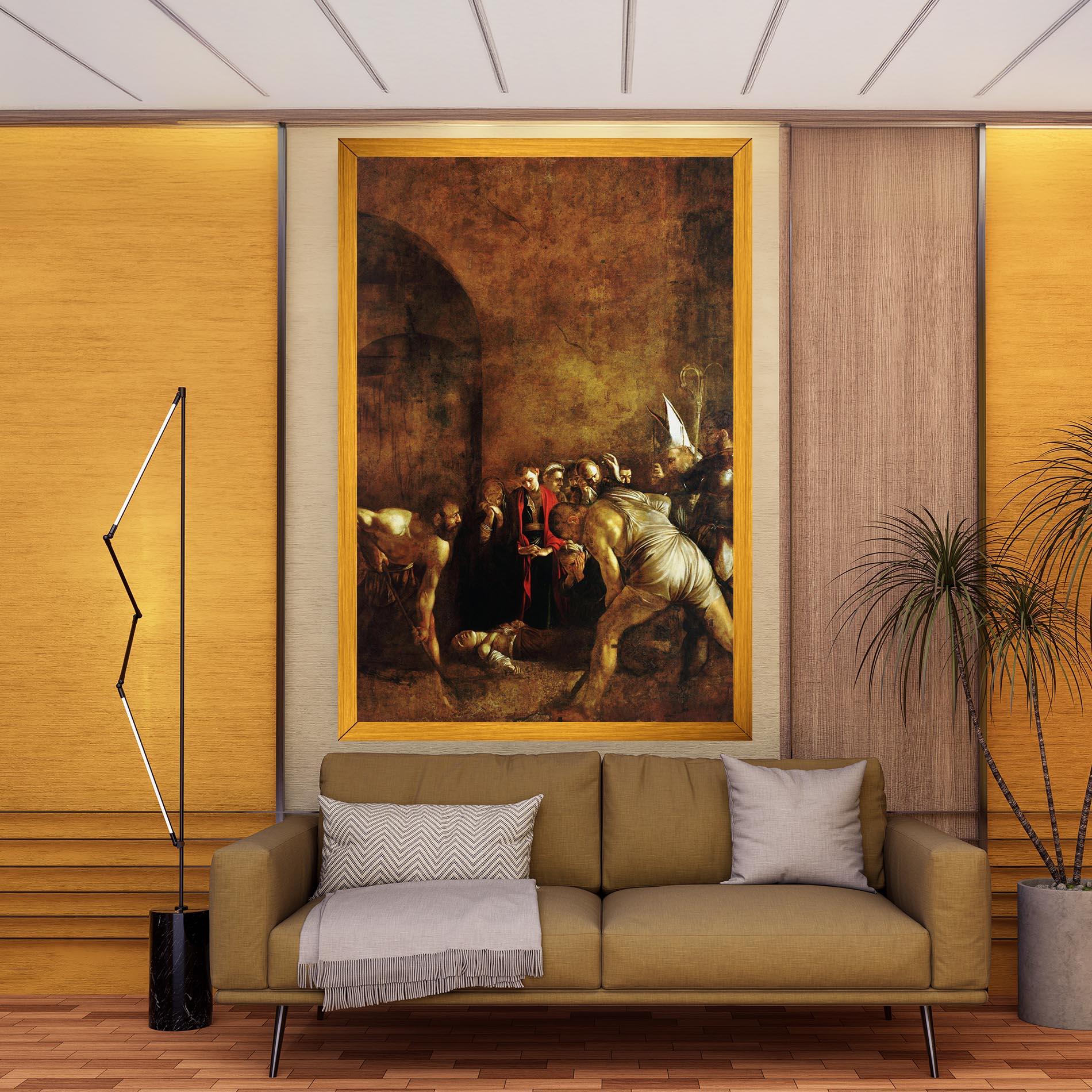 Leinwandbild Burial Of Saint Lucy mockup 9