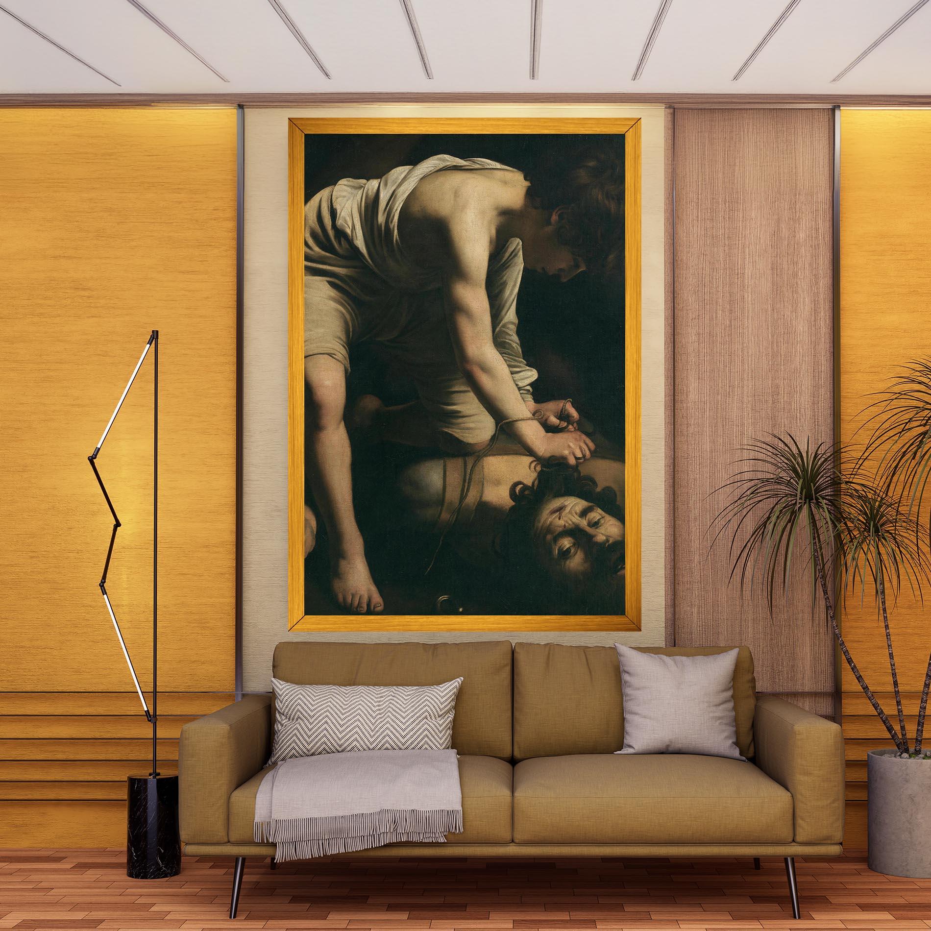 Leinwandbild David And Goliath mockup 9