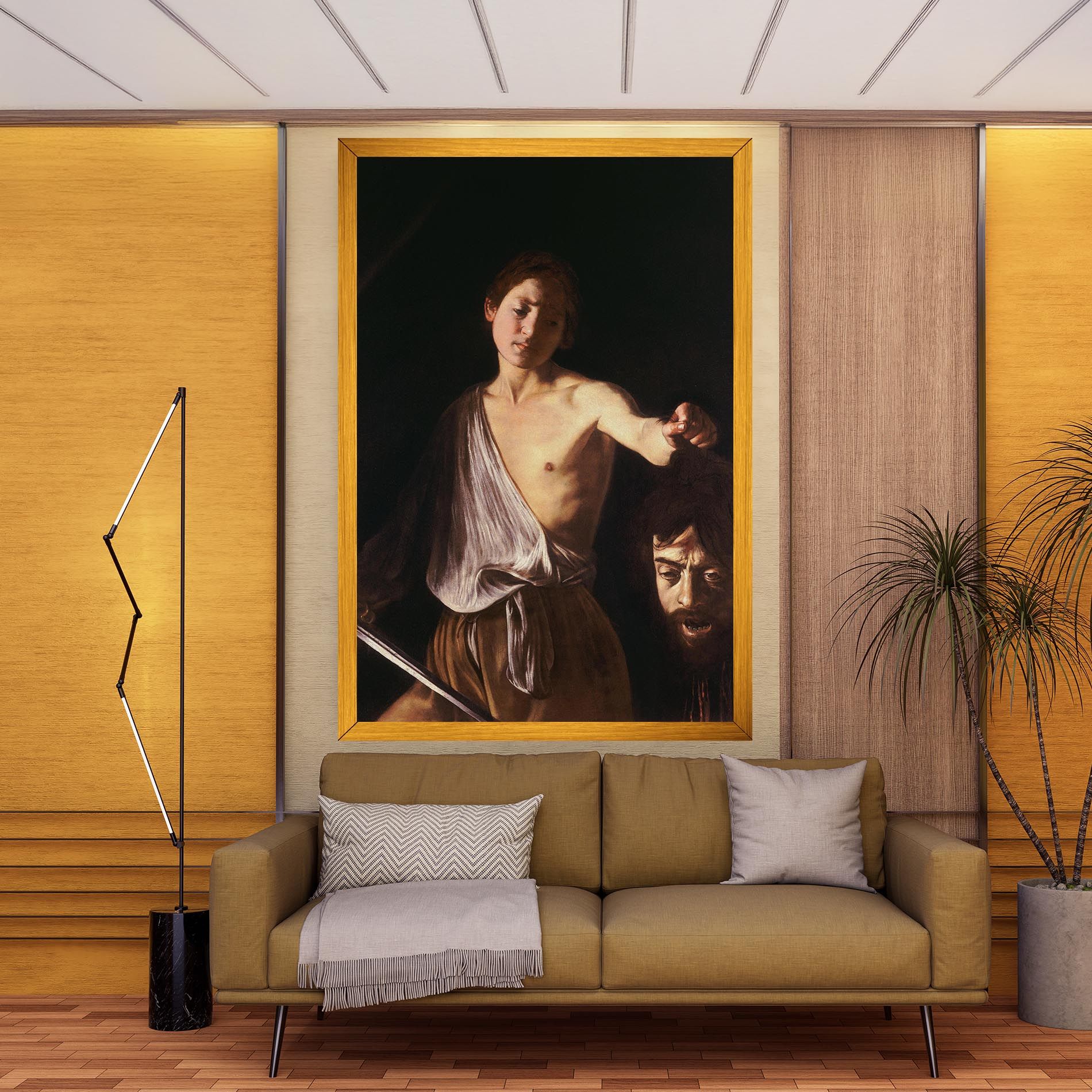 David With The Head Of Goliath mockup 9