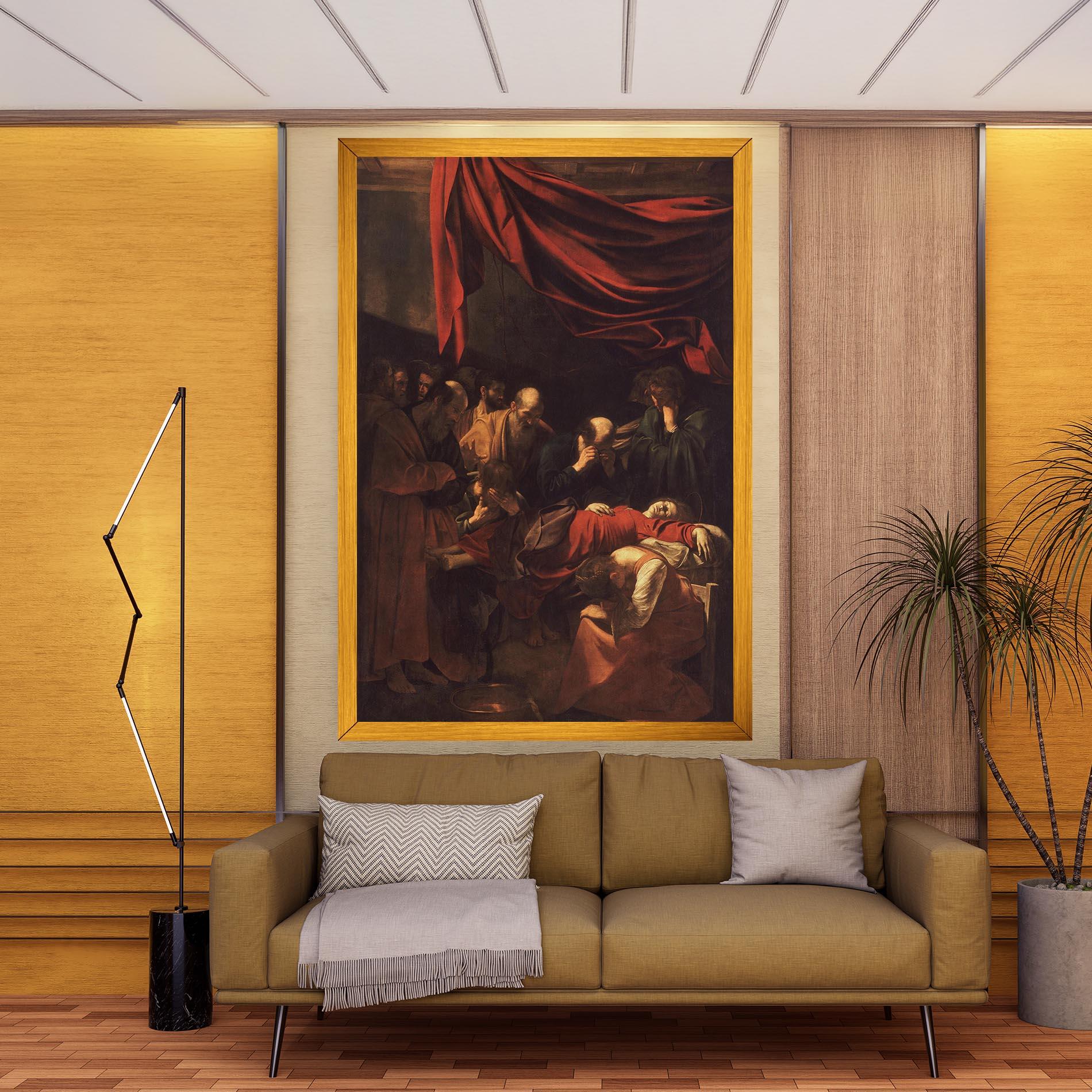 Leinwandbild Death Of The Virgin mockup 9