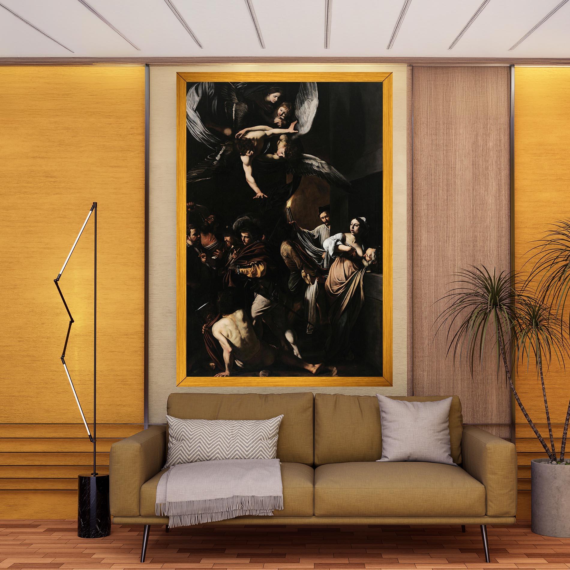 Leinwandbild Sette Opere Di Misericordia mockup 9