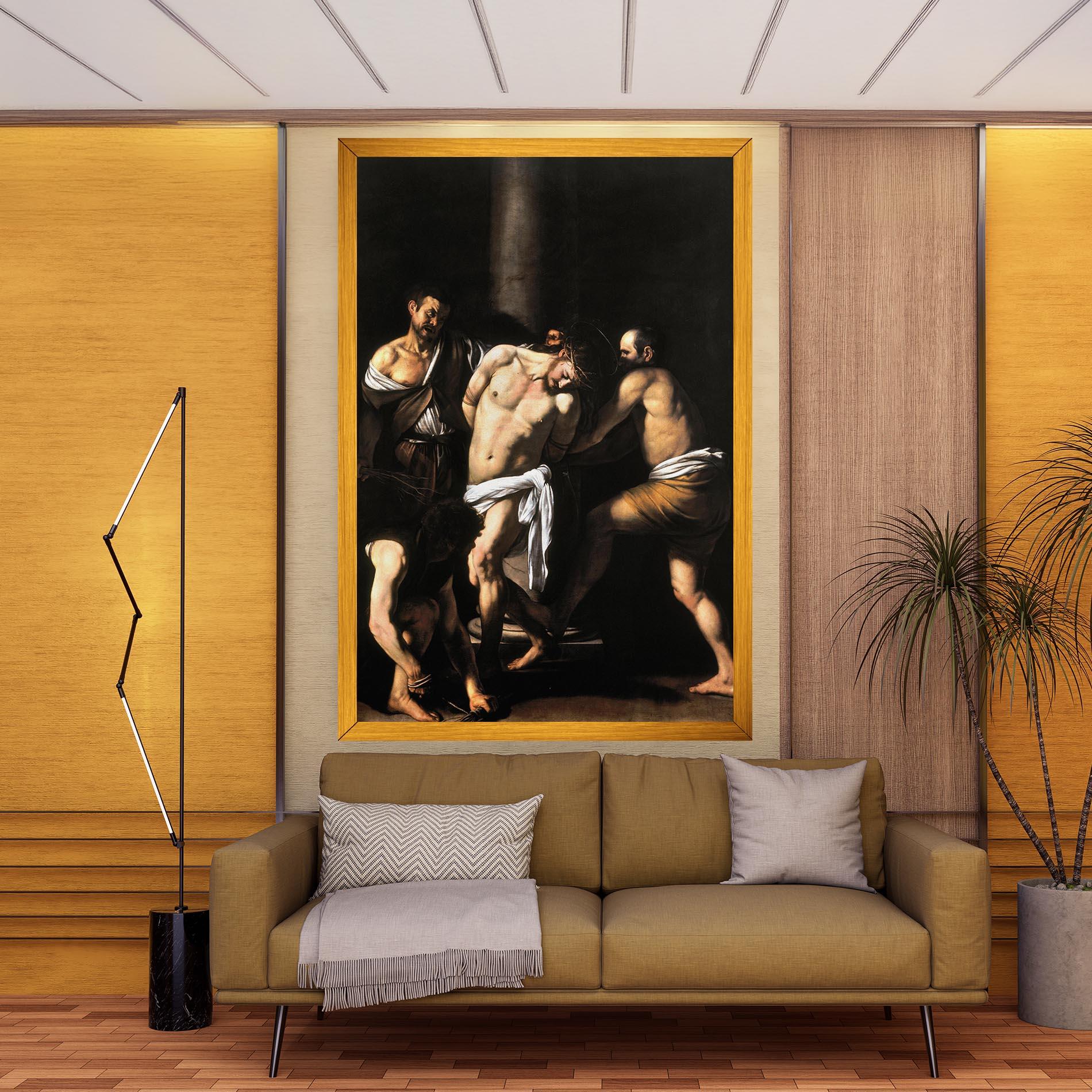 Leinwandbild The Flagellation Of Christ mockup 9