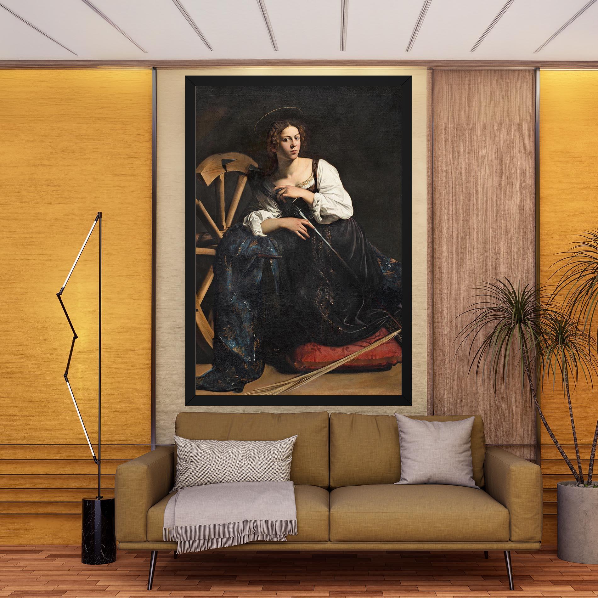 Leinwandbild Saint Catherine Of Alexandria mockup 9