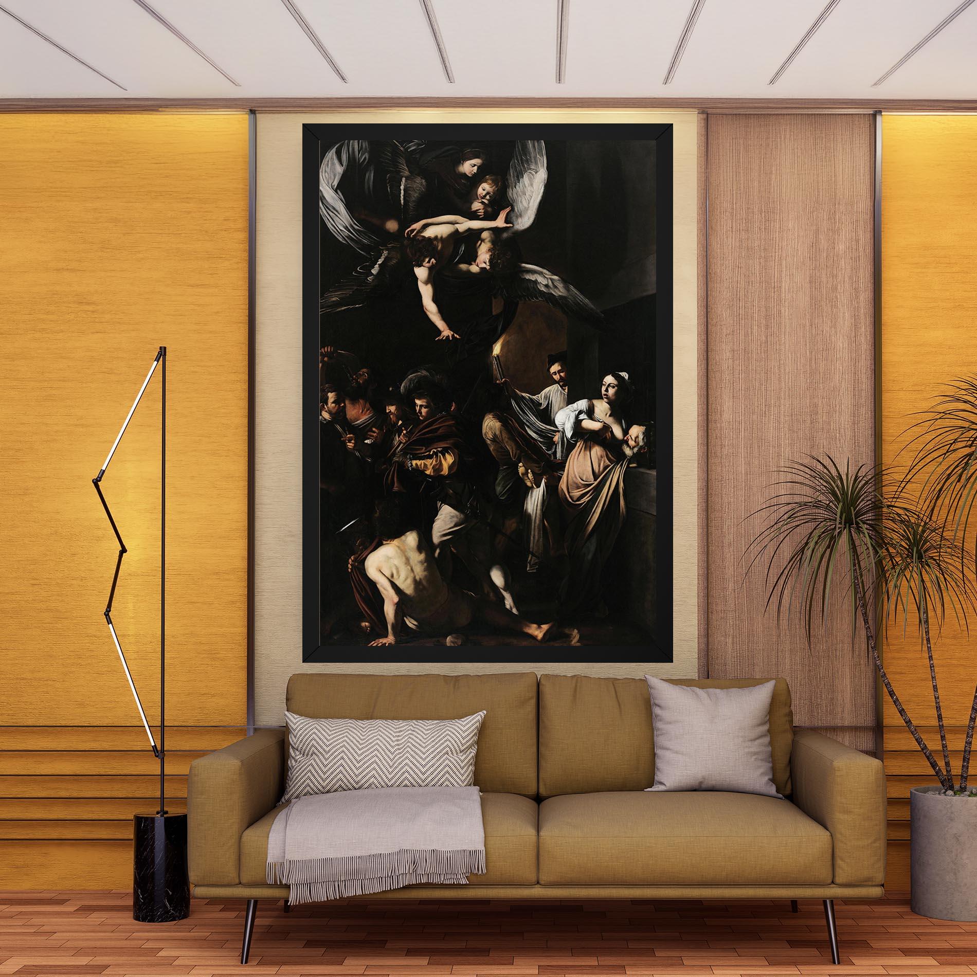 Leinwandbild Sette Opere Di Misericordia mockup 9