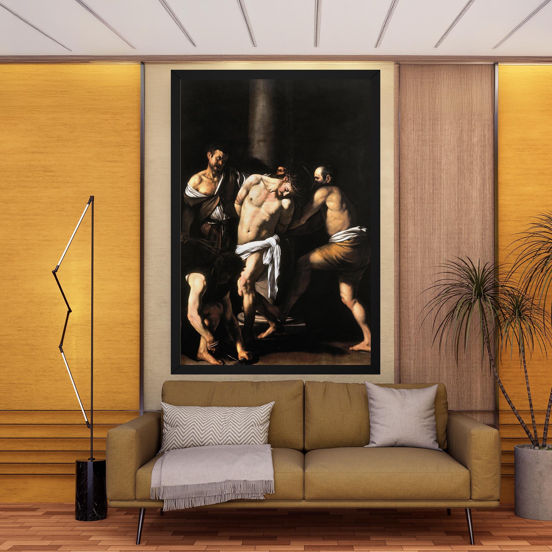 Leinwandbild The Flagellation Of Christ mockup 9