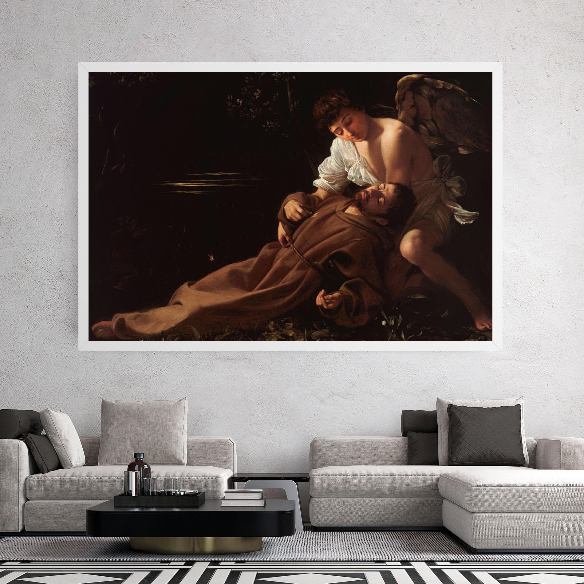 Leinwandbild Francis Of Assisi In Ecstasy mockup 2