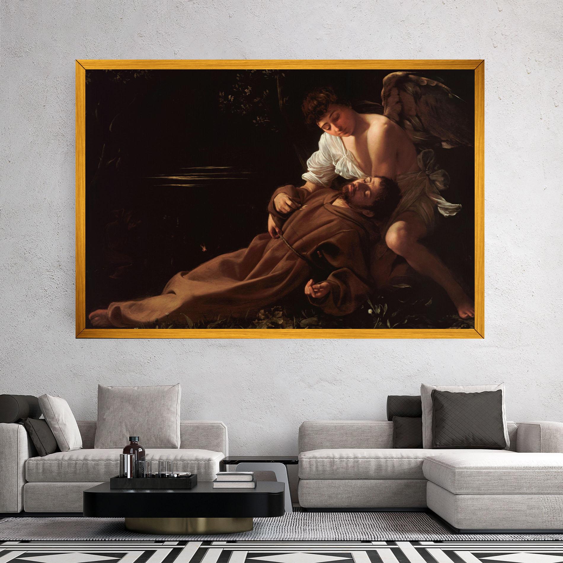 Leinwandbild Francis Of Assisi In Ecstasy mockup 2