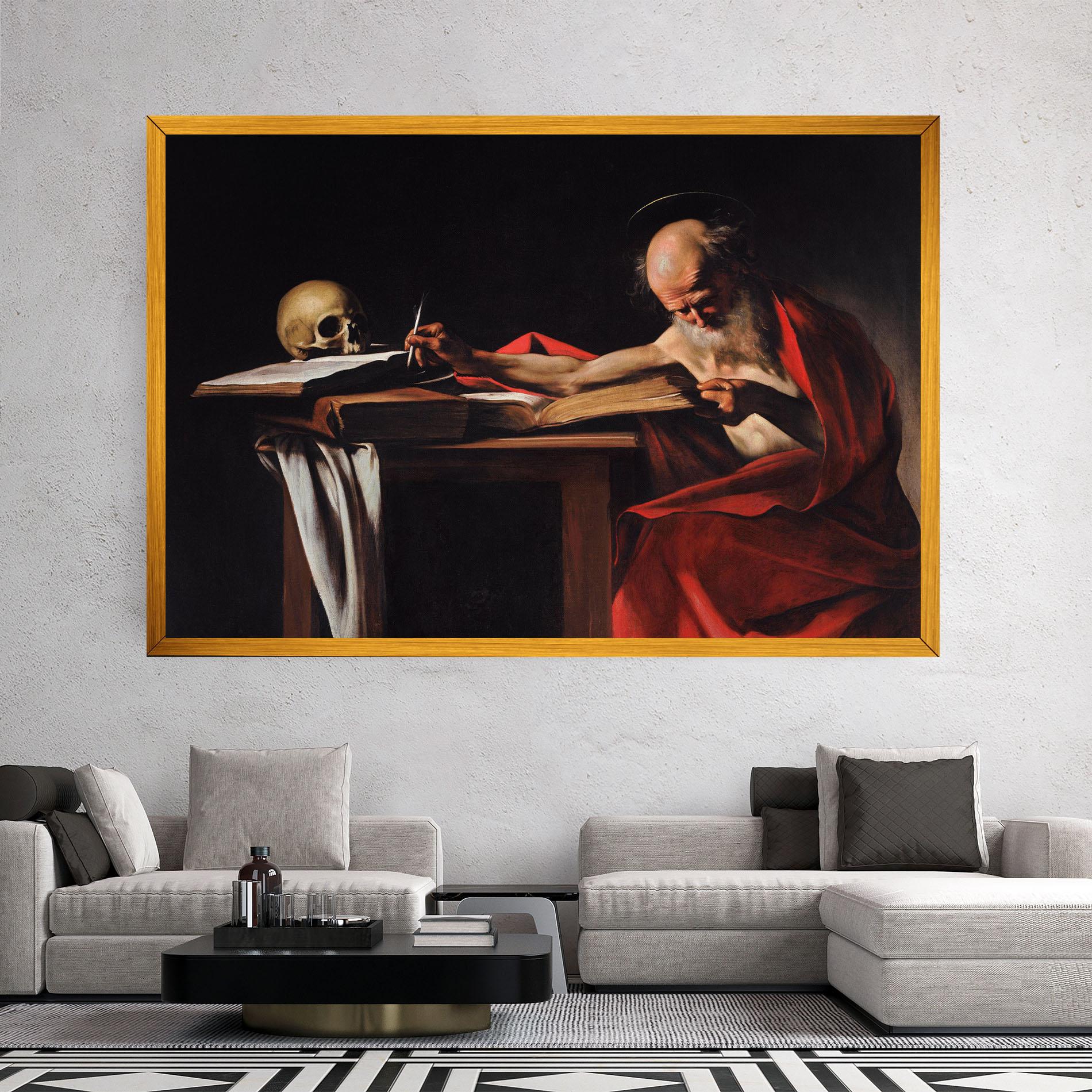Leinwandbild Saint Jerome Writing mockup 2