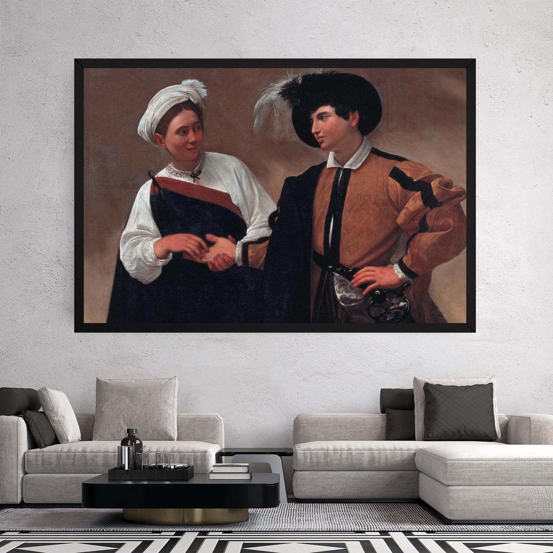 Caravaggio Good Luck mockup 2