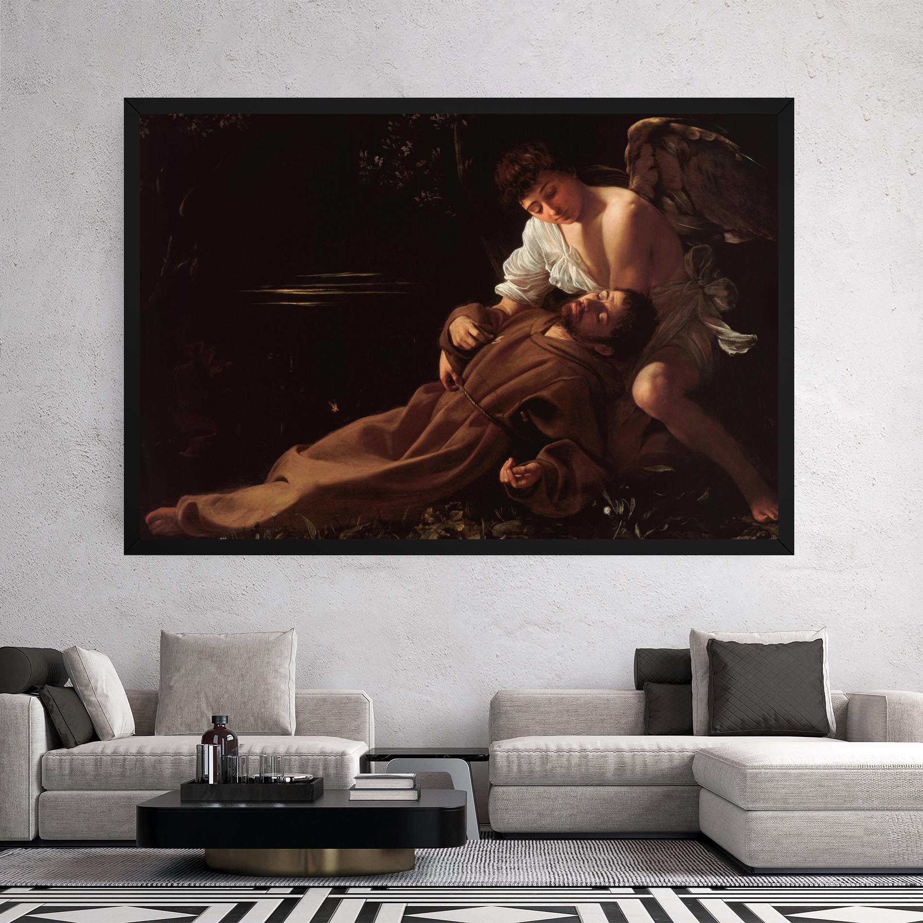 Leinwandbild Francis Of Assisi In Ecstasy mockup 2