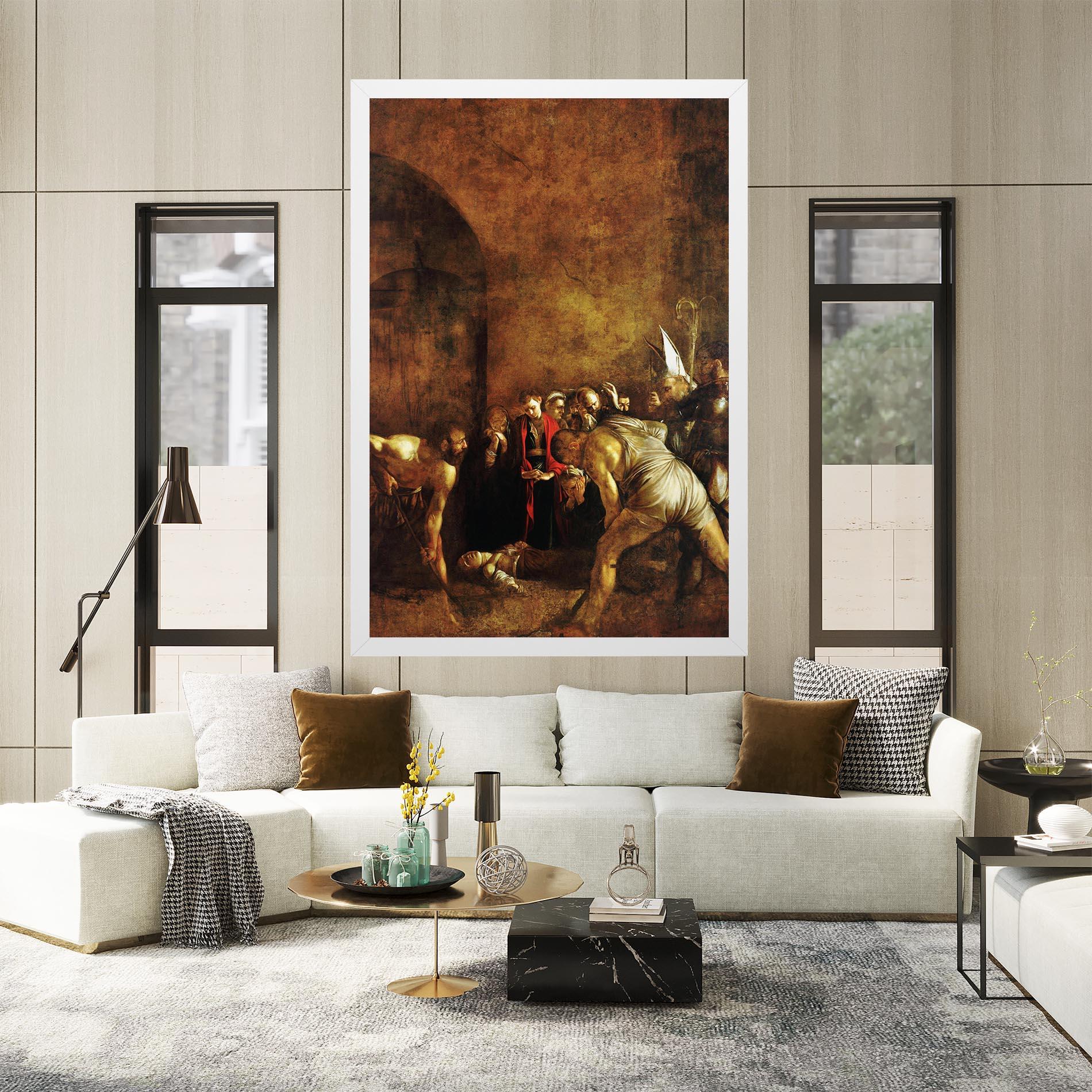 Leinwandbild Burial Of Saint Lucy mockup 2