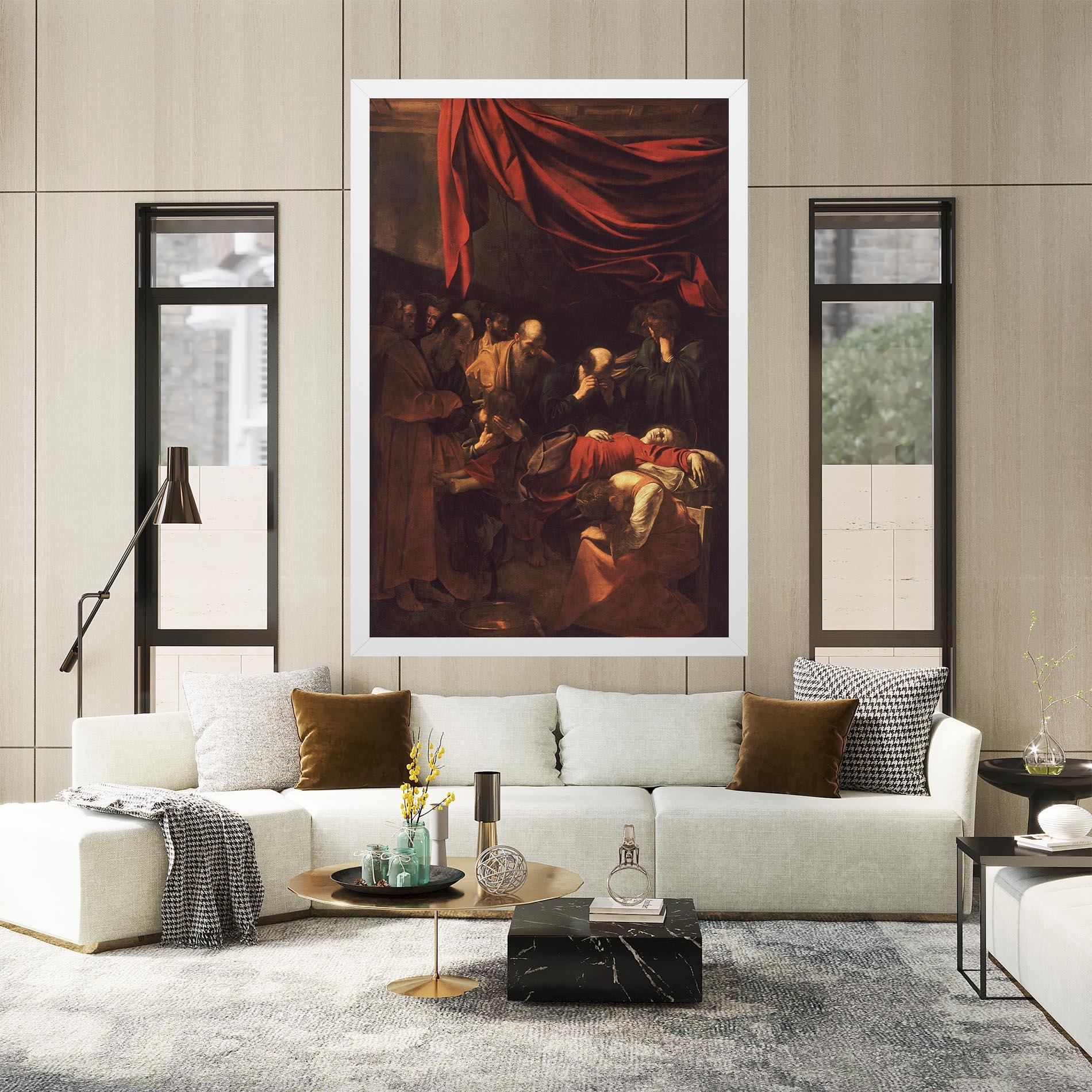 Leinwandbild Death Of The Virgin mockup 2