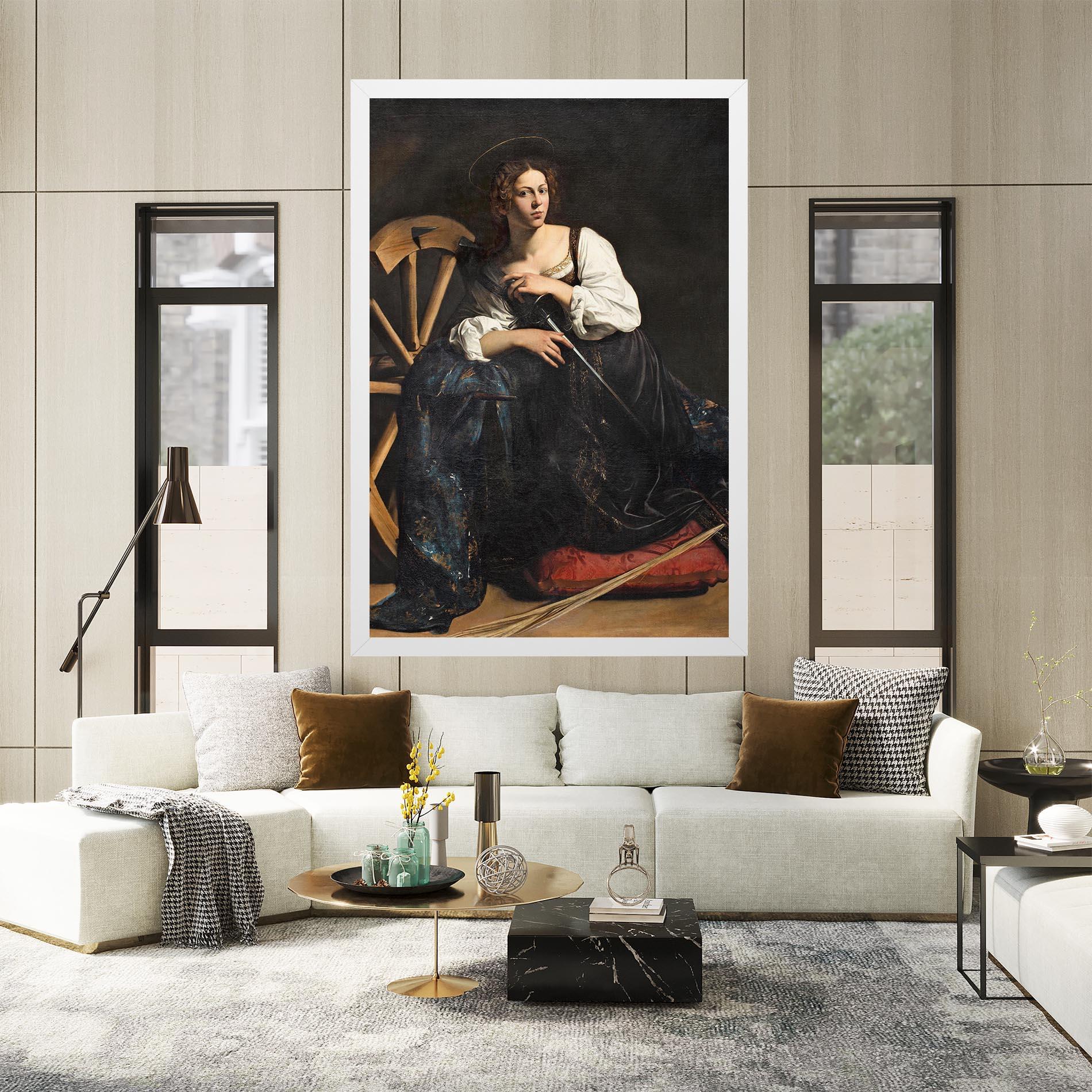 Leinwandbild Saint Catherine Of Alexandria mockup 2