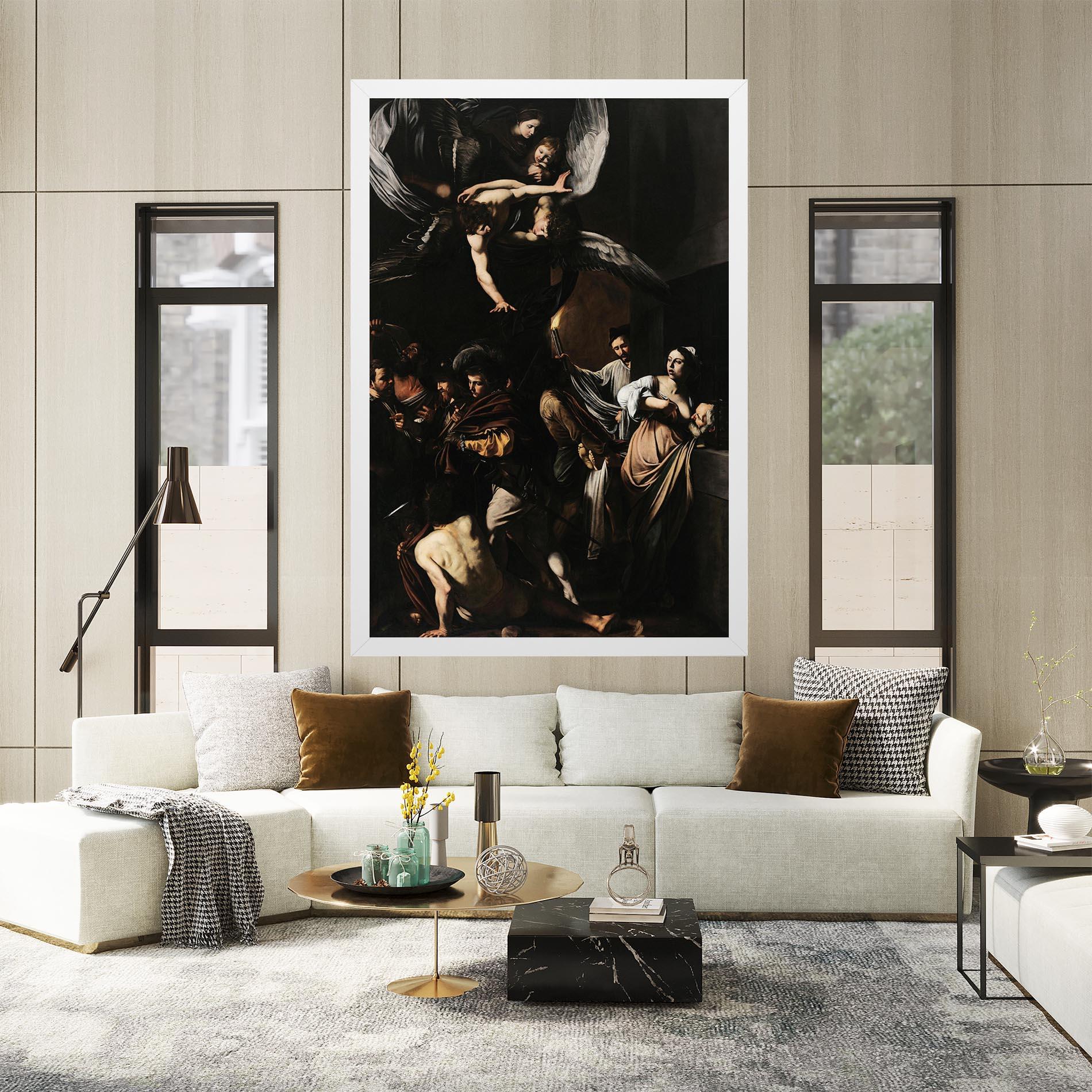 Leinwandbild Sette Opere Di Misericordia mockup 2