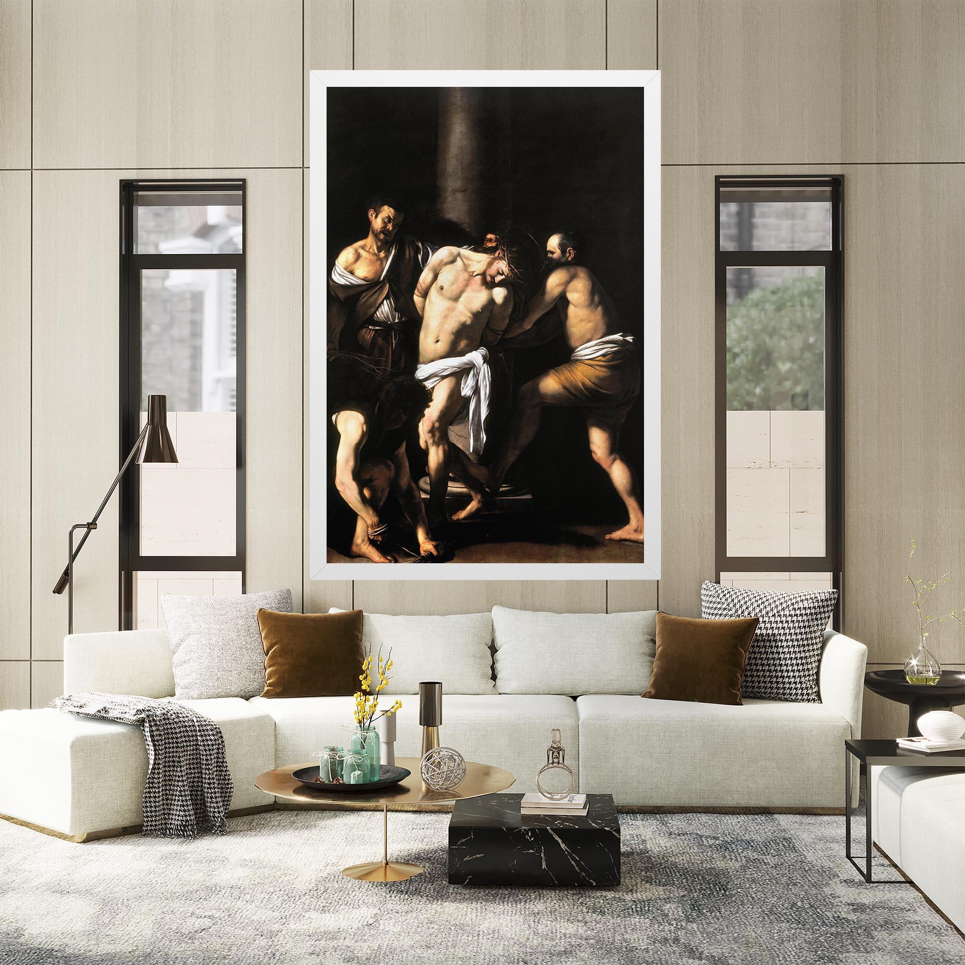 Leinwandbild The Flagellation Of Christ mockup 2