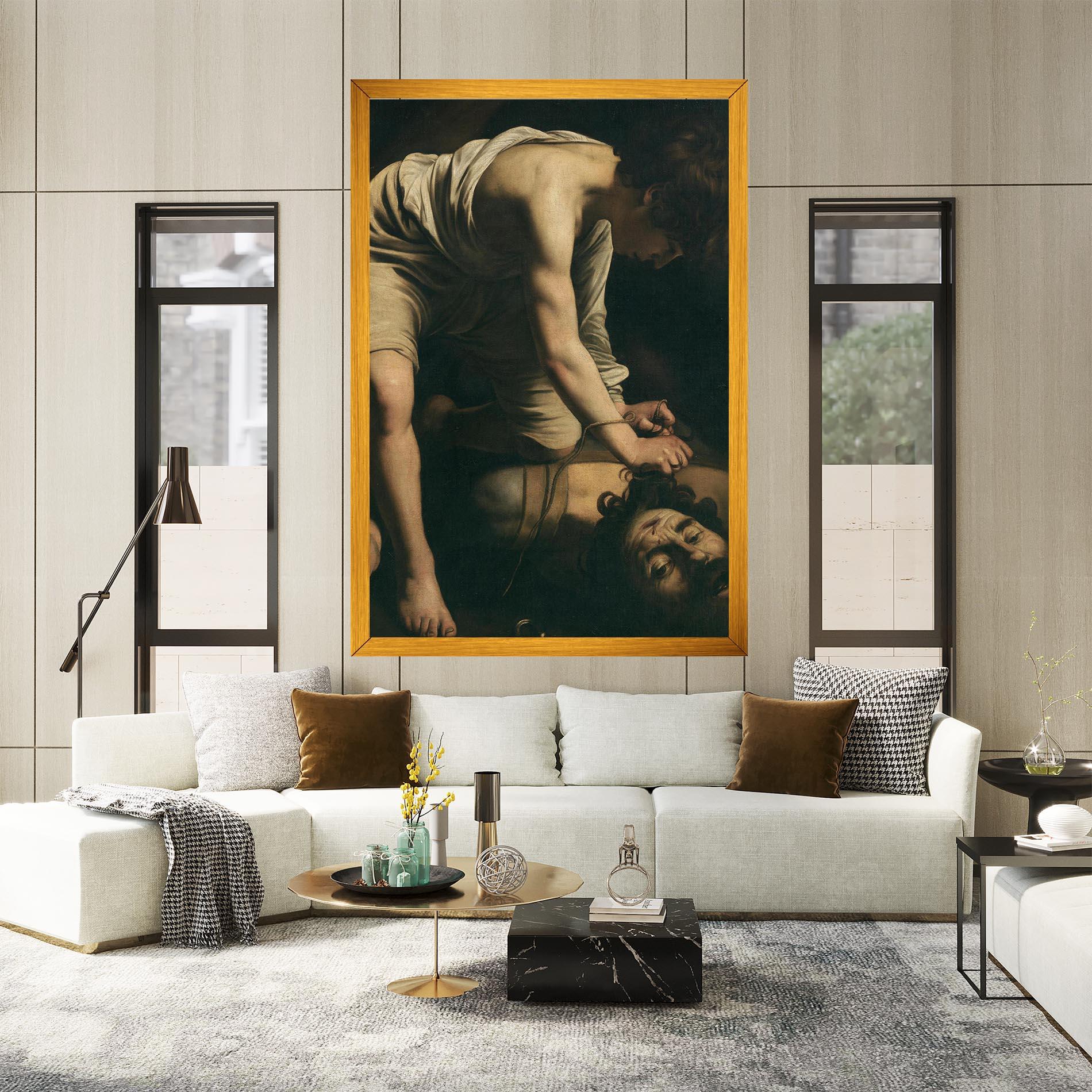 Leinwandbild David And Goliath mockup 2