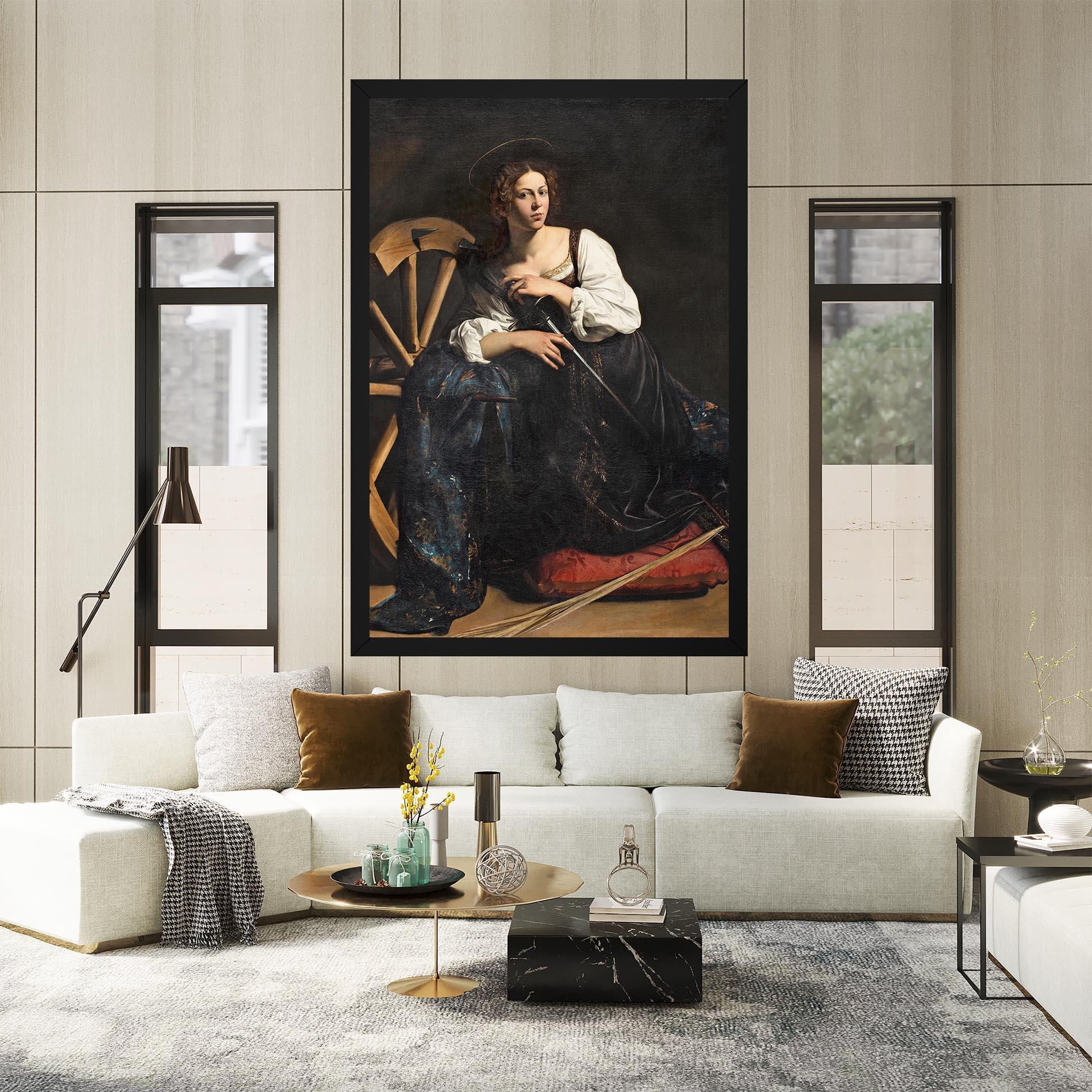 Leinwandbild Saint Catherine Of Alexandria mockup 2