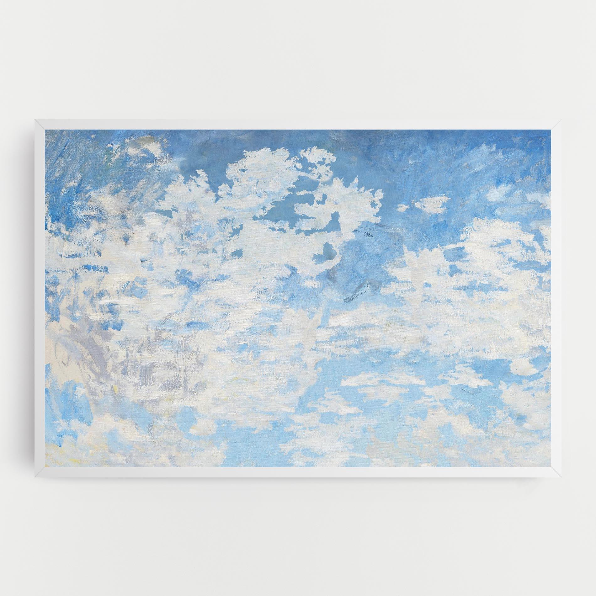 Leinwandbild Clouds Monet mockup 0