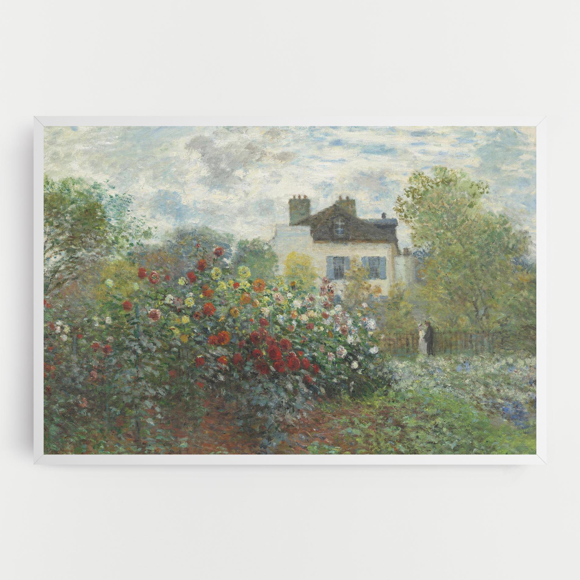 Leinwandbild Garden In Argenteuilt mockup 0