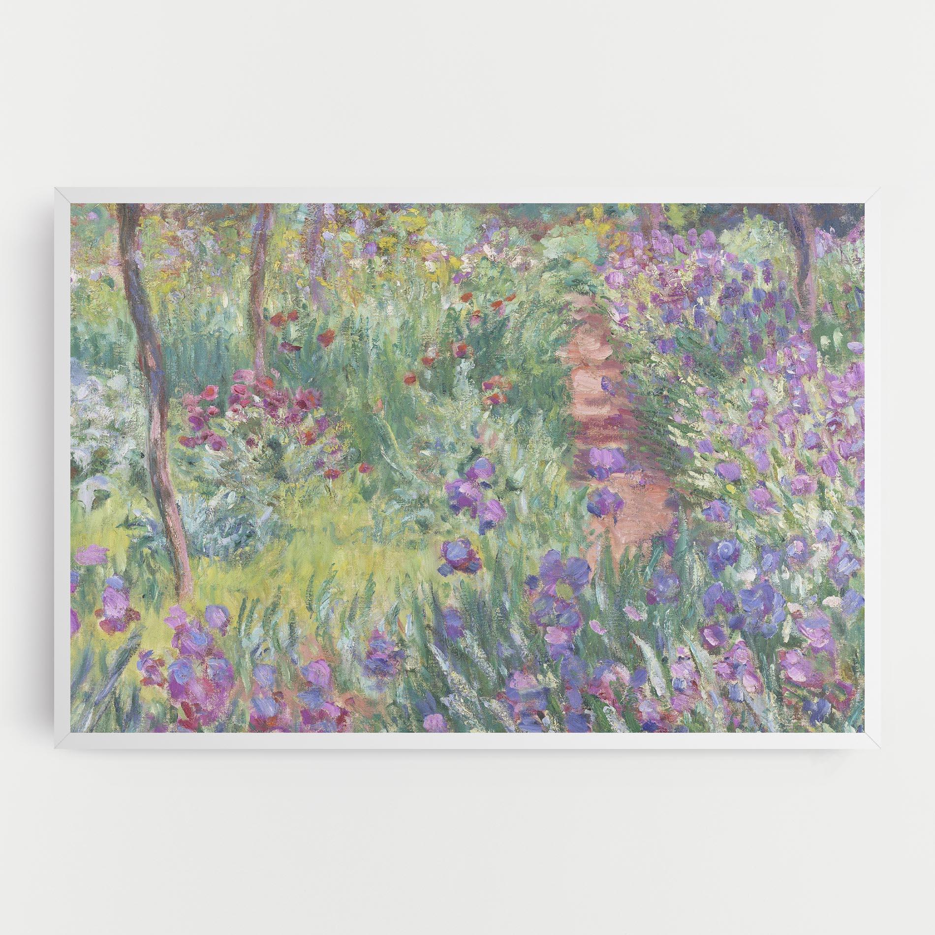 Leinwandbild Garden In Giverny mockup 0