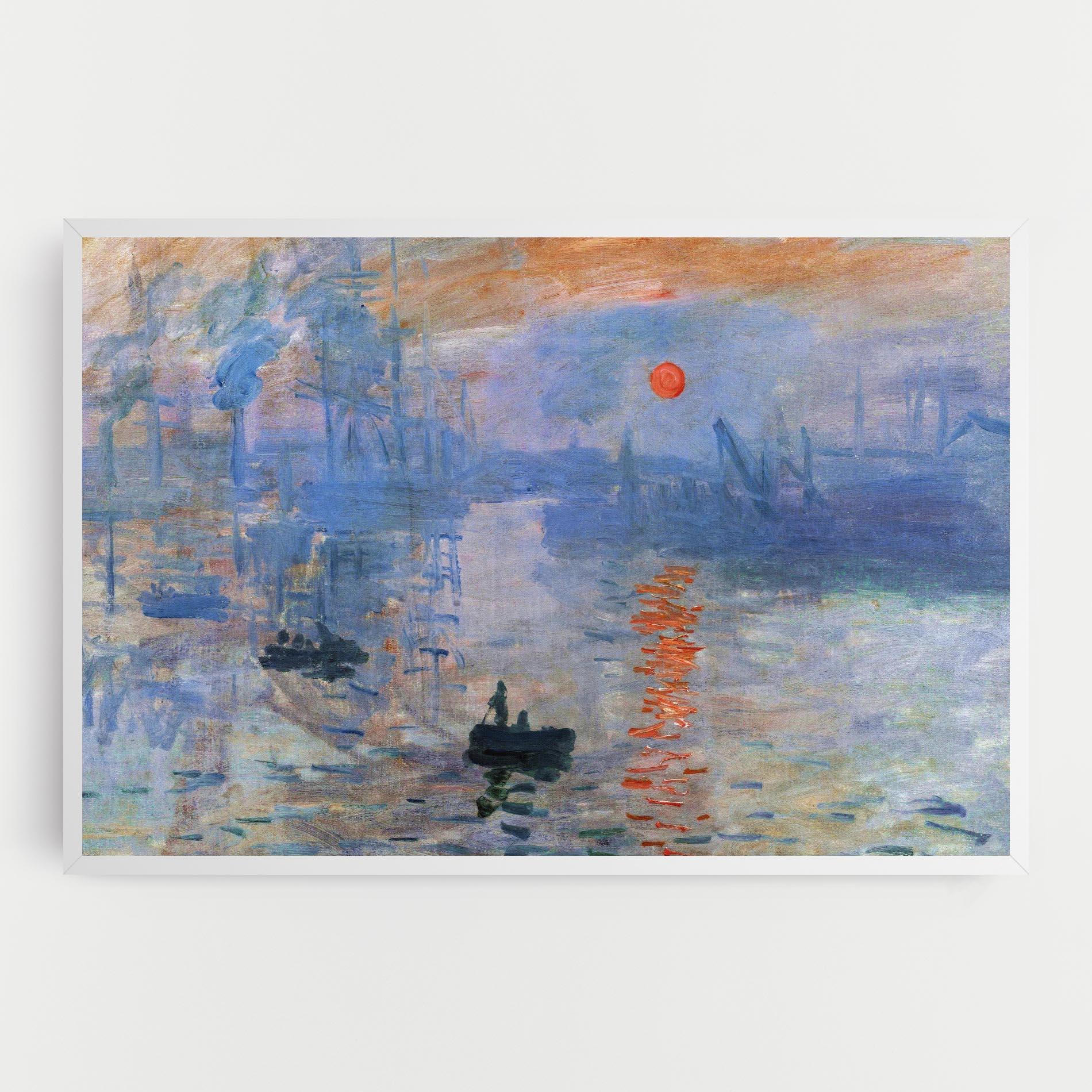 Leinwandbild Monet Impressionist mockup 0