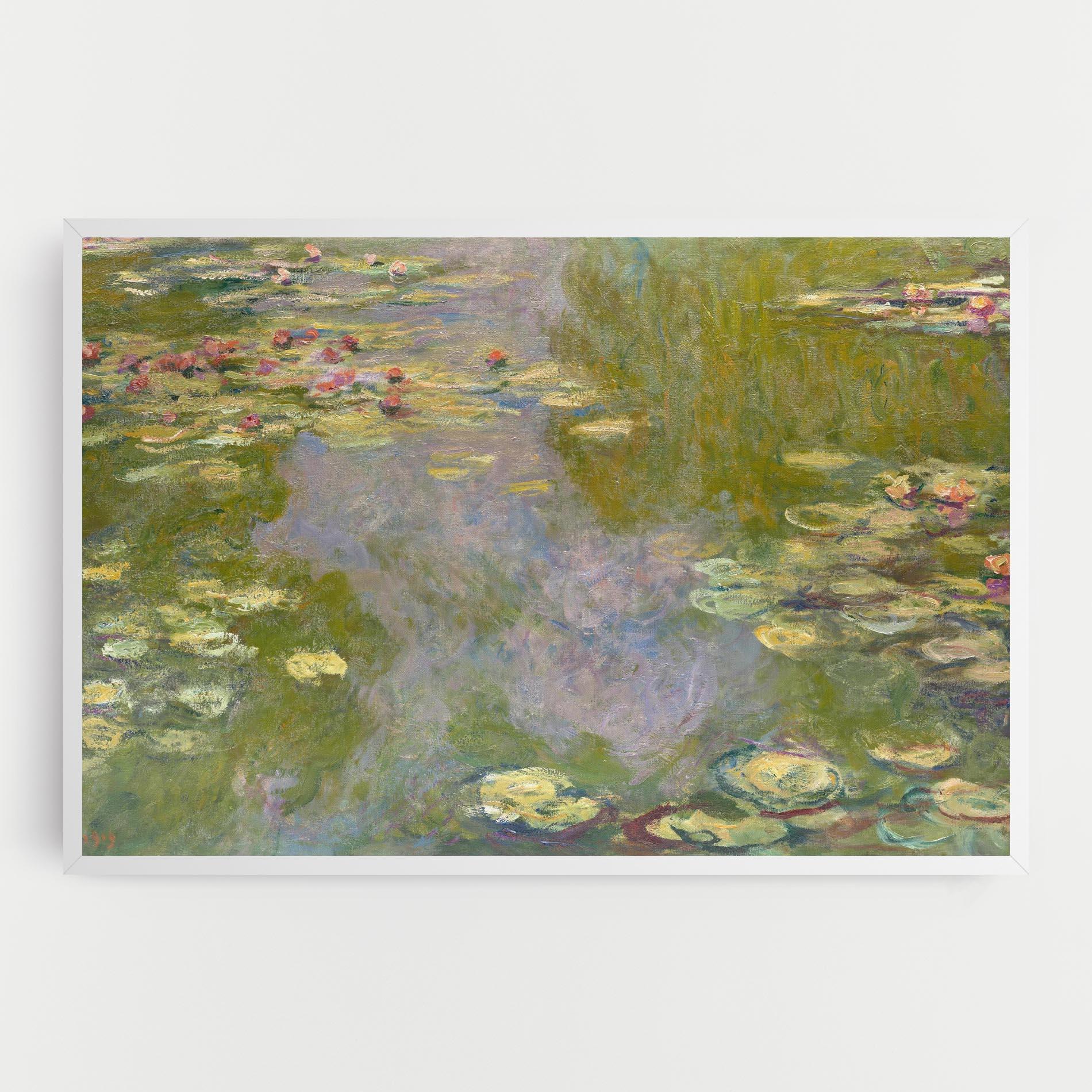 Leinwandbild Water Lilies Monet mockup 0
