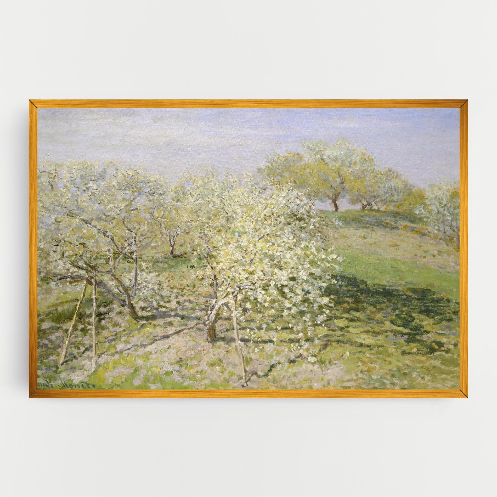 Leinwandbild Fruit Trees In Bloom mockup 0
