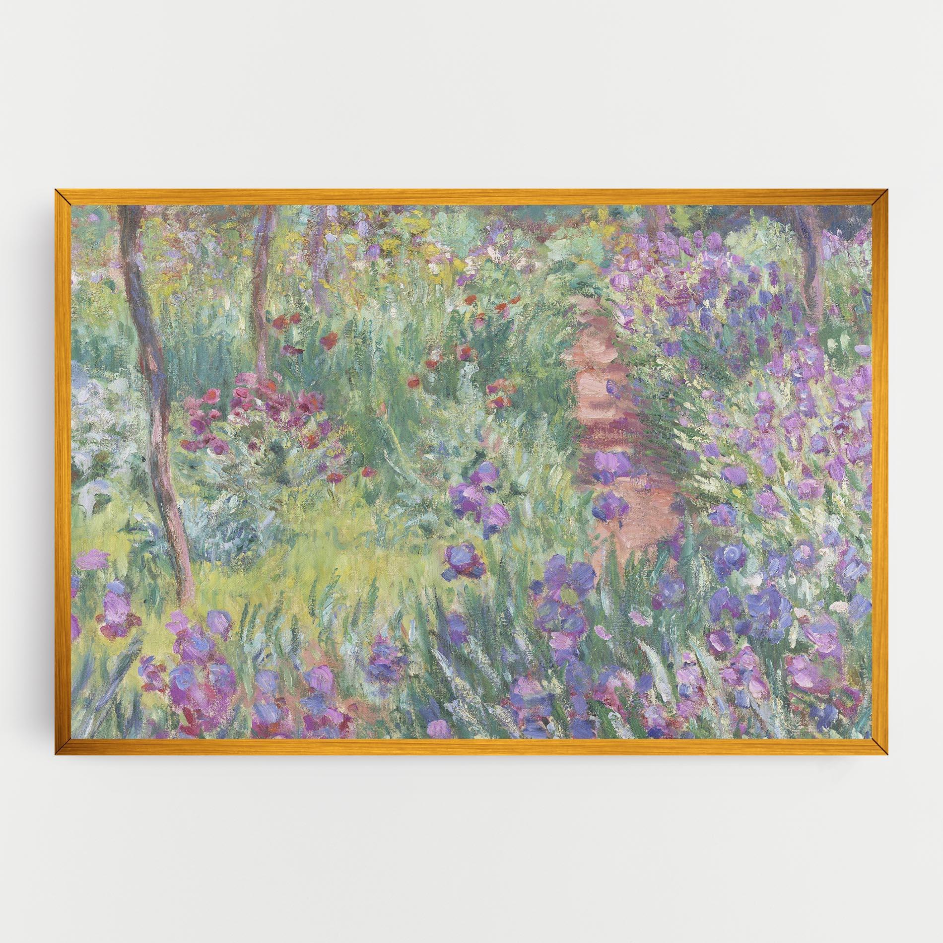 Leinwandbild Garden In Giverny mockup 0