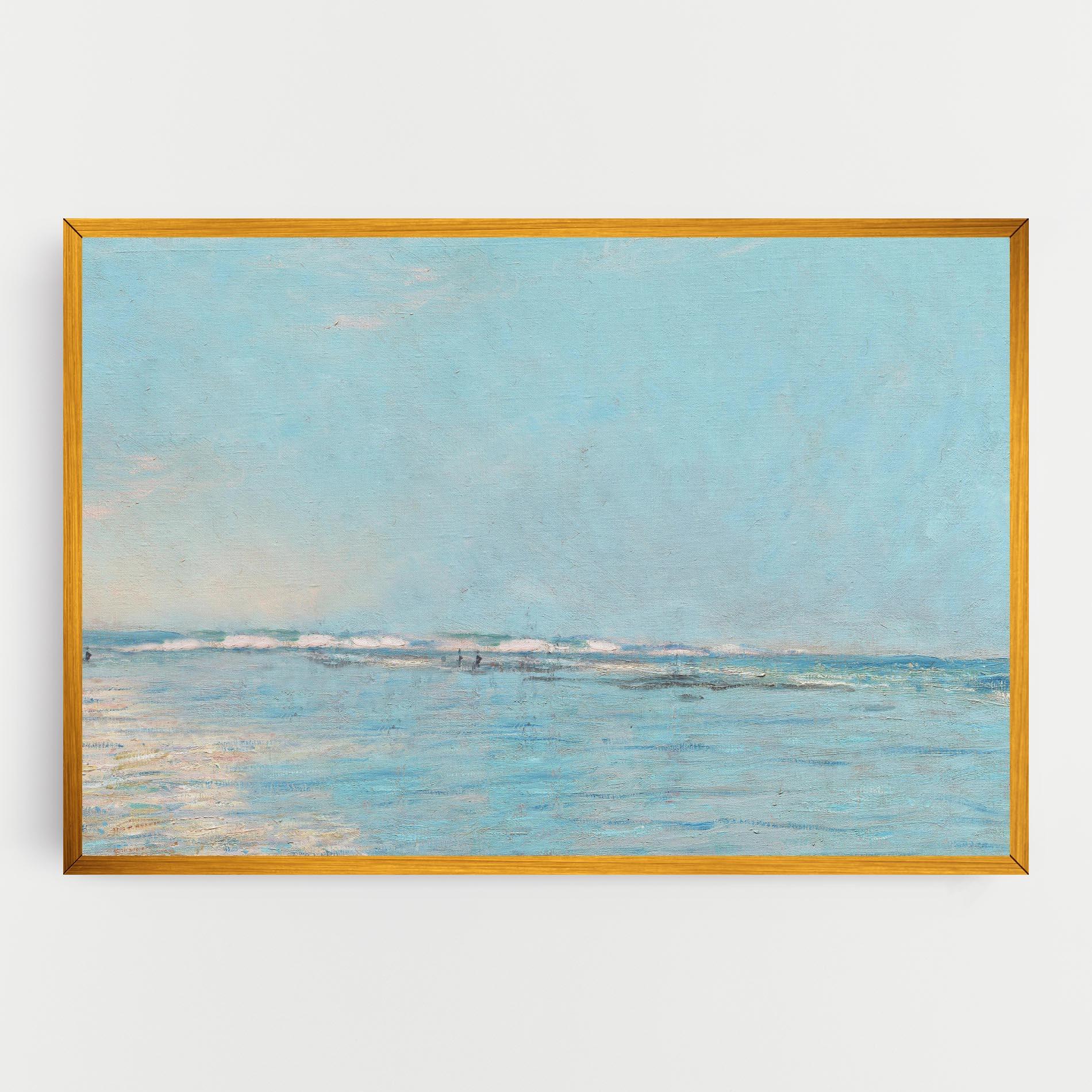 Leinwandbild Monet's Beach mockup 0