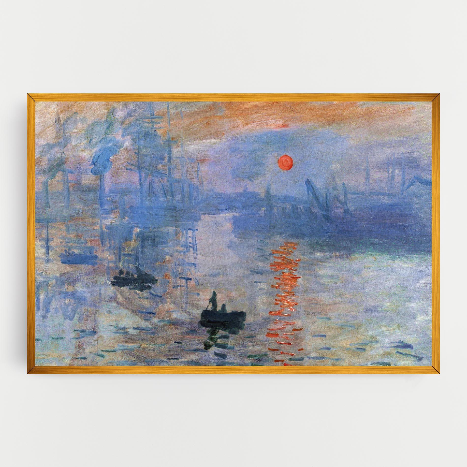 Leinwandbild Monet Impressionist mockup 0