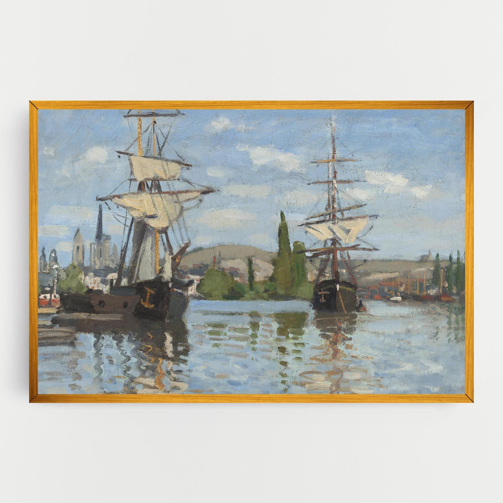Ships At Rouen mockup 0