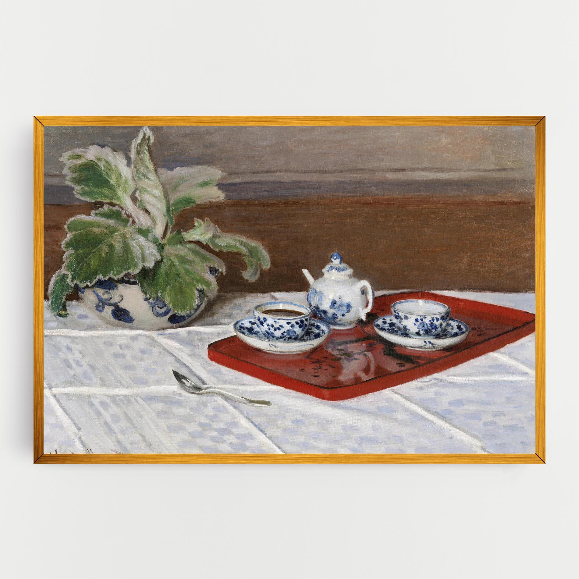 Leinwandbild Tea Service mockup 0