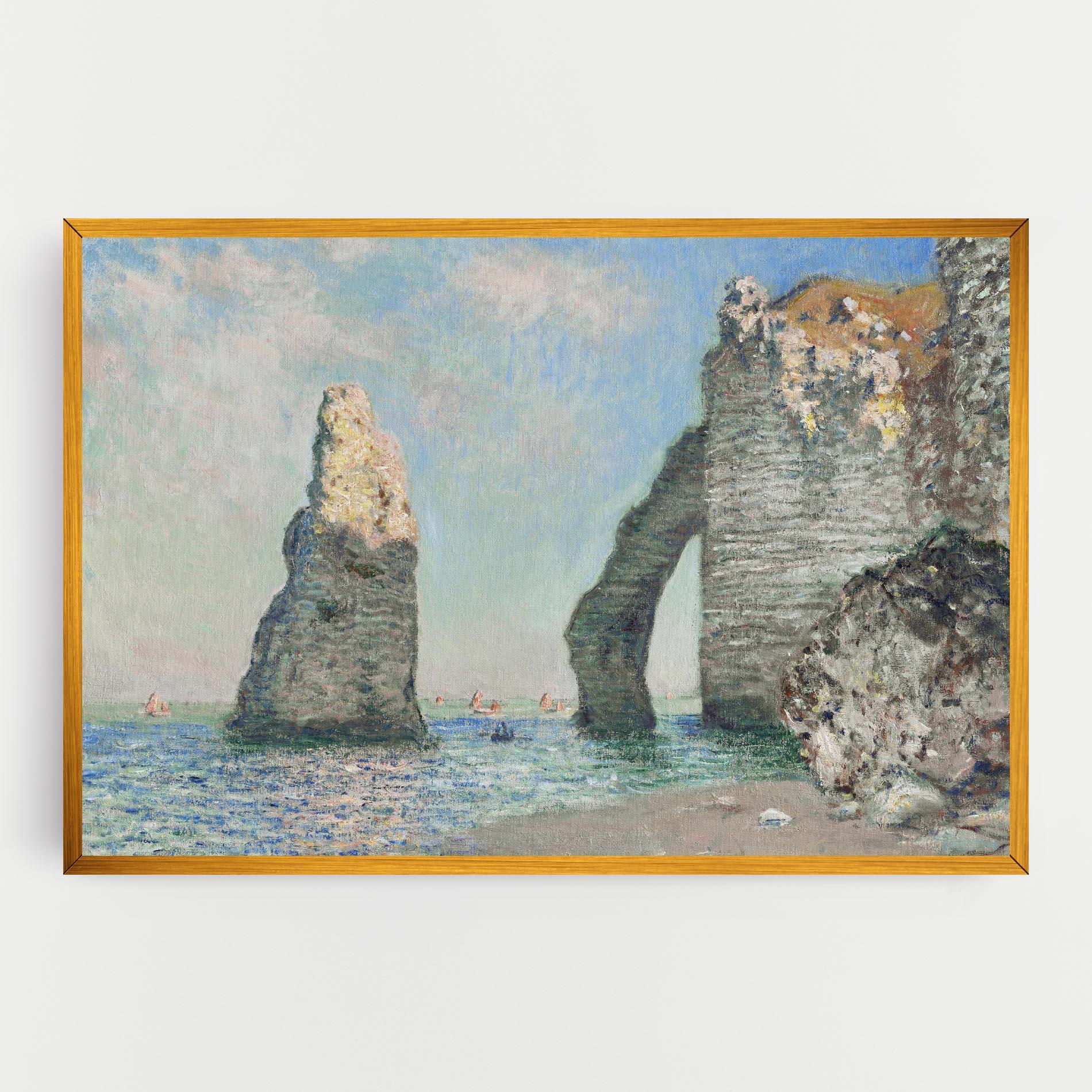 Leinwandbild The Cliffs At Etretat mockup 0