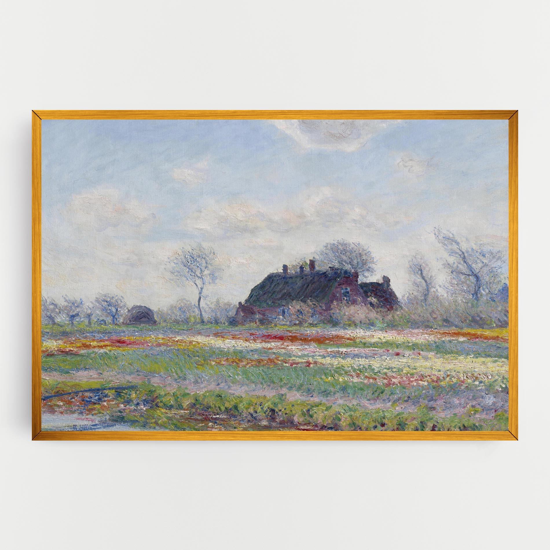 Leinwandbild Tulip Fields At Sassenheim mockup 0