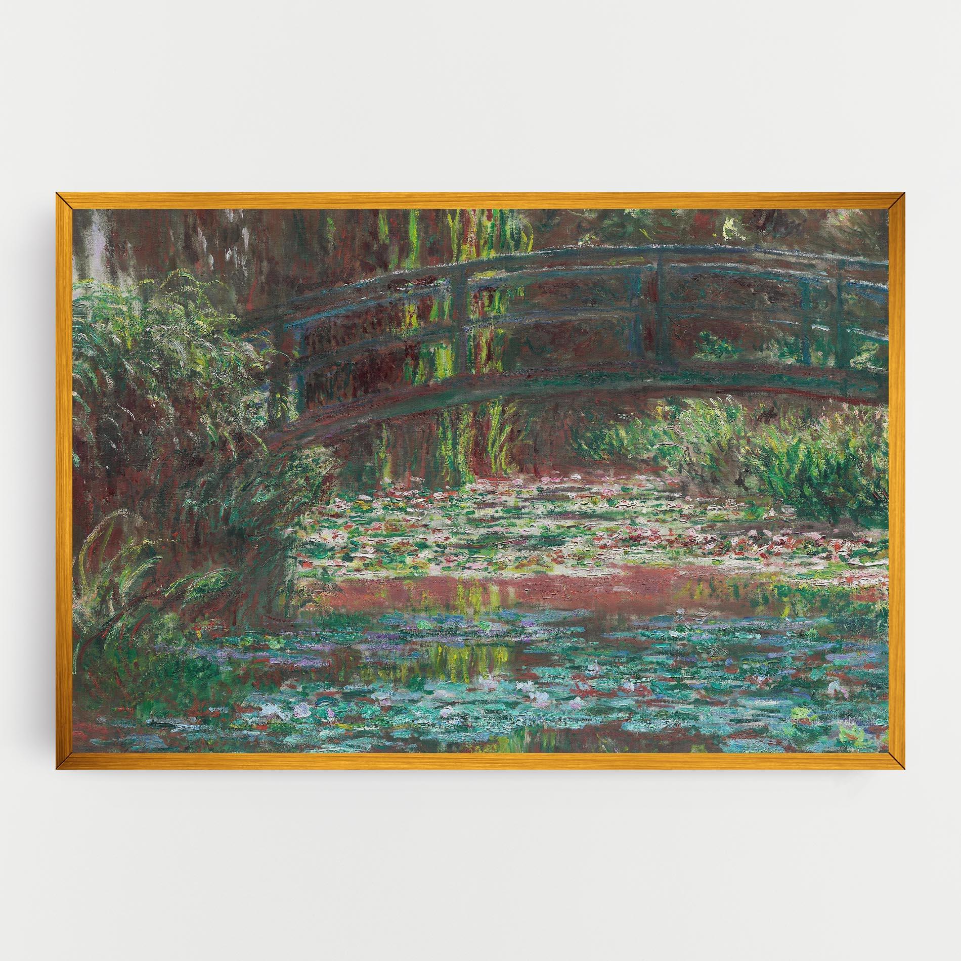 Leinwandbild Water Lily Pond mockup 0