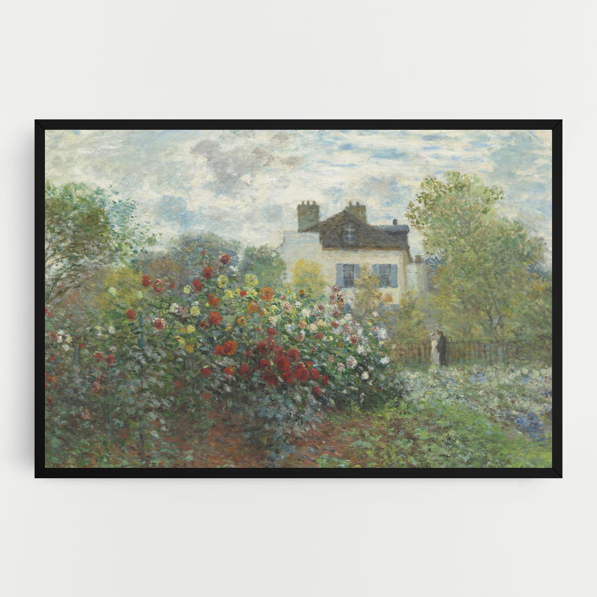 Leinwandbild Garden In Argenteuilt mockup 0