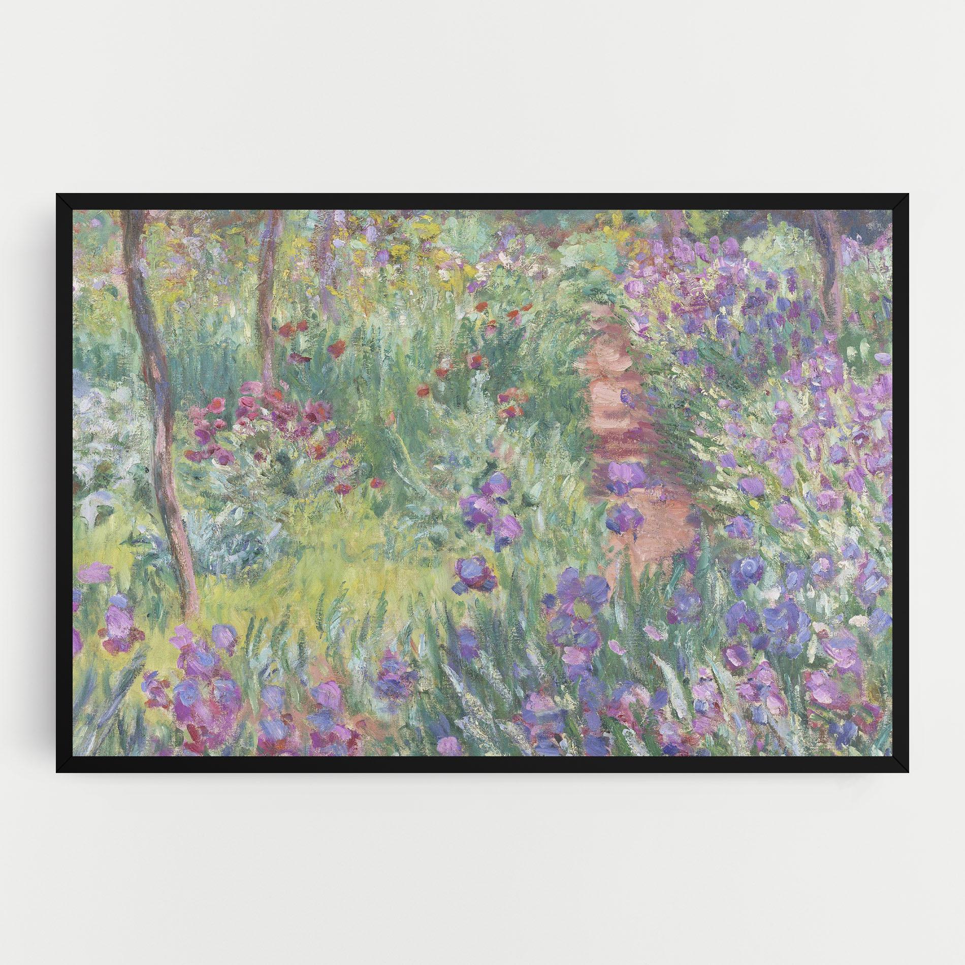 Leinwandbild Garden In Giverny mockup 0