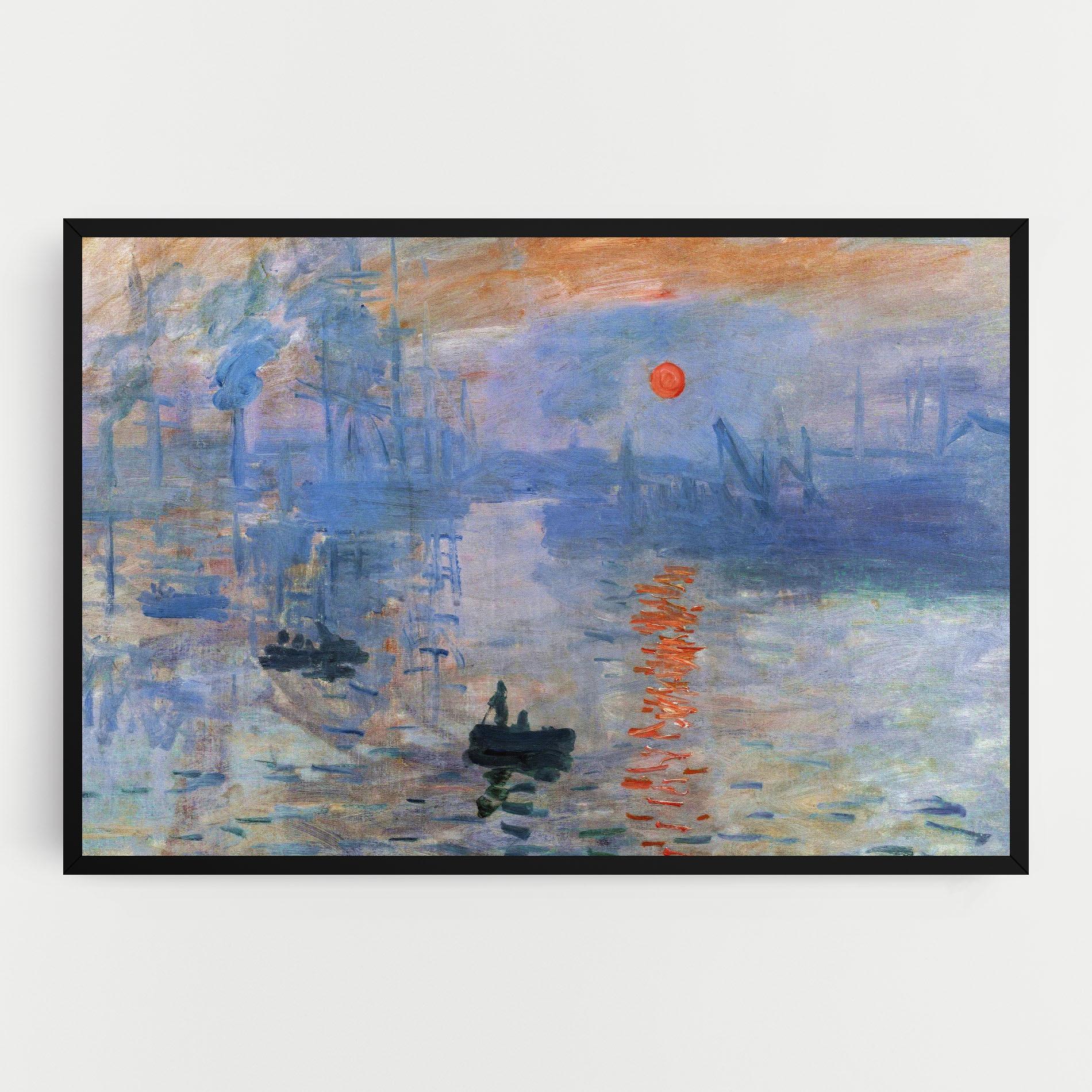 Leinwandbild Monet Impressionist mockup 0