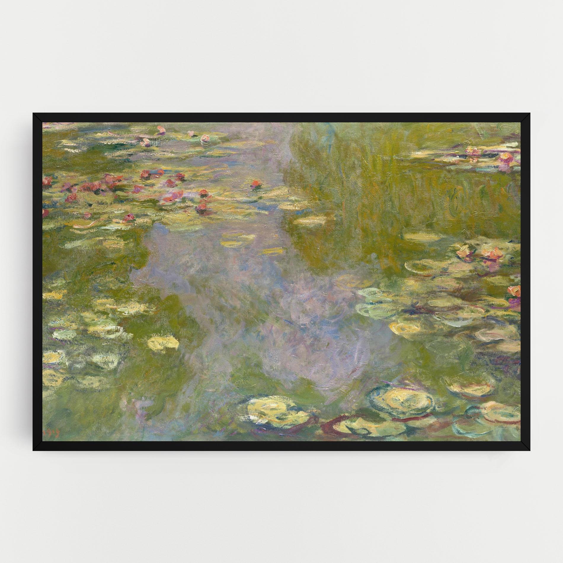 Leinwandbild Water Lilies Monet mockup 0