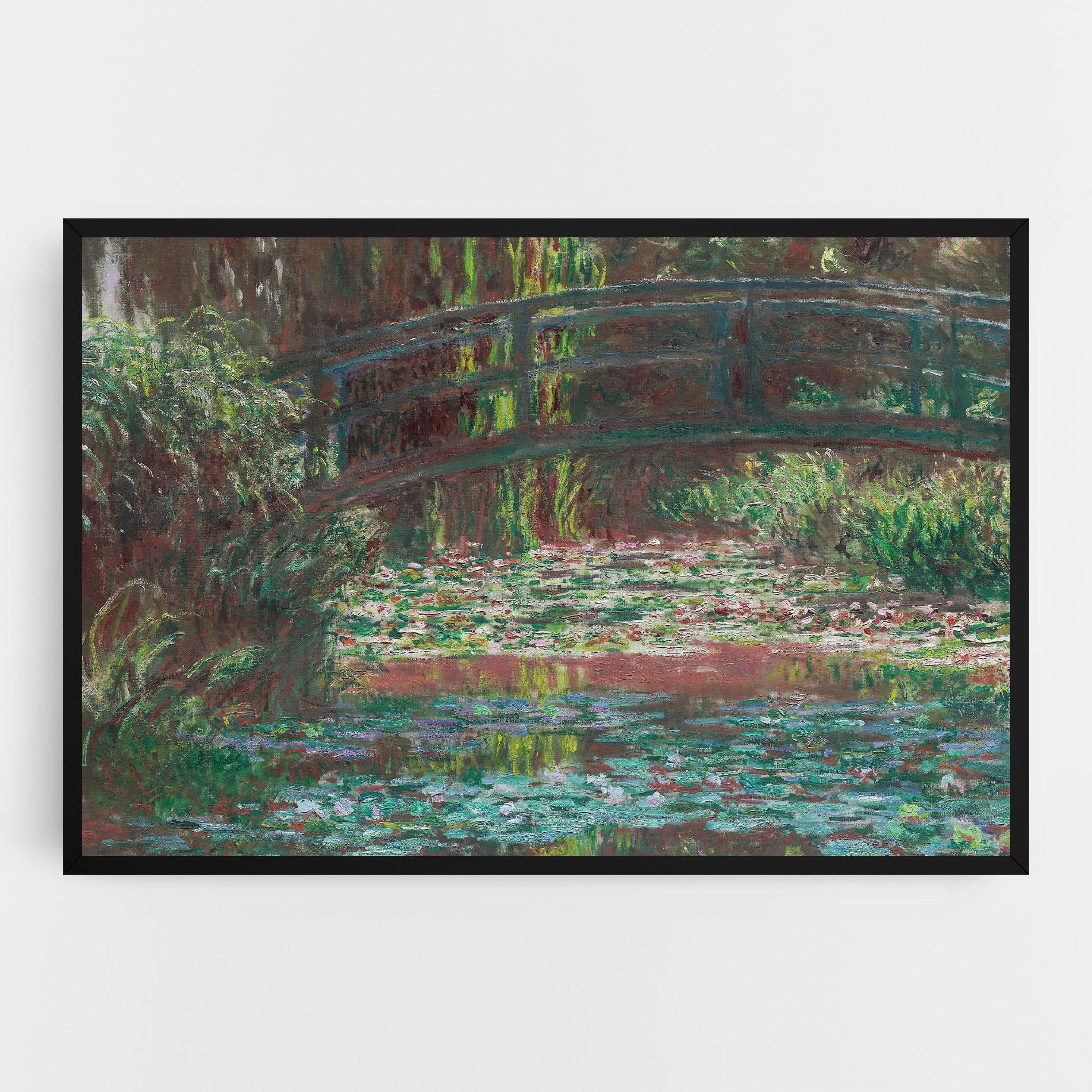 Leinwandbild Water Lily Pond mockup 0