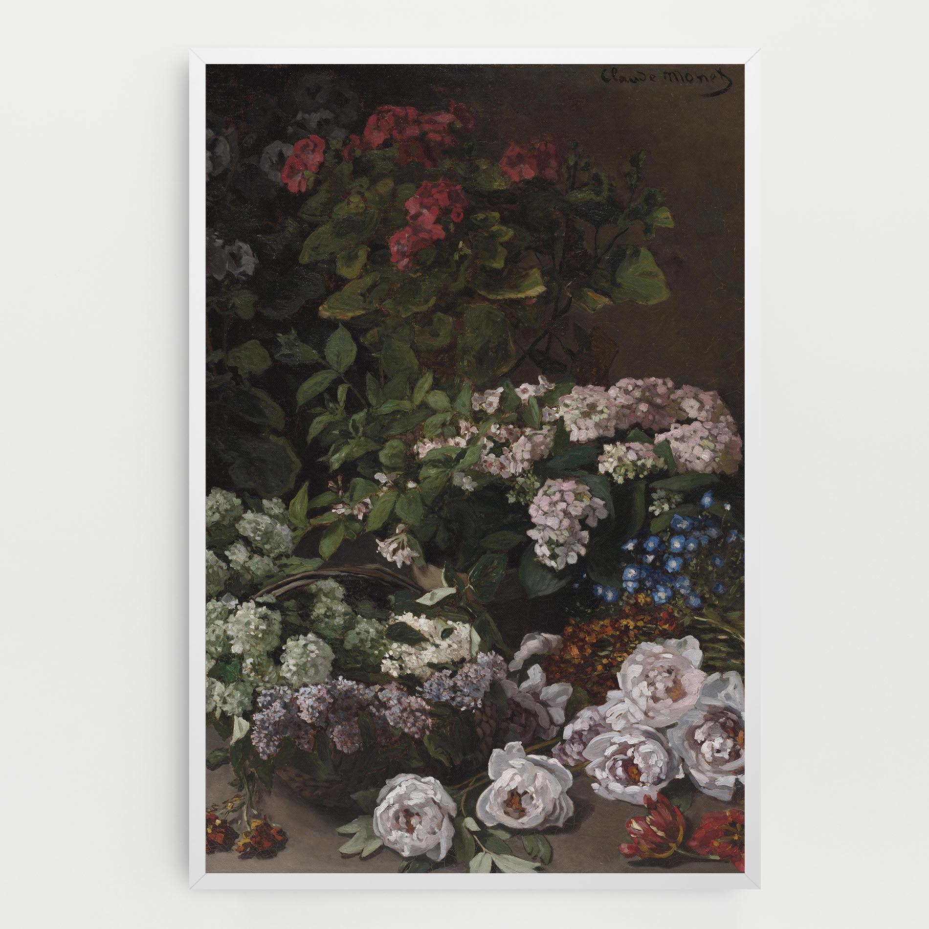 Leinwandbild Spring Flowers Monet mockup 0