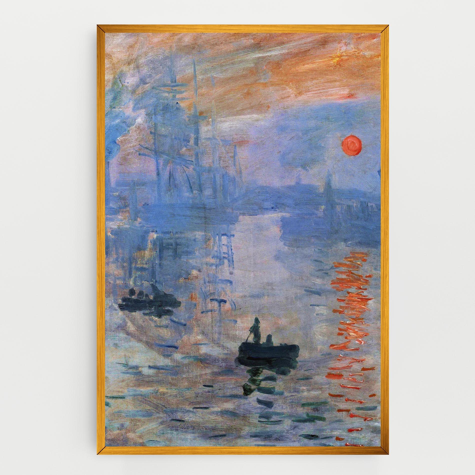 Leinwandbild Sunrise Painting mockup 0