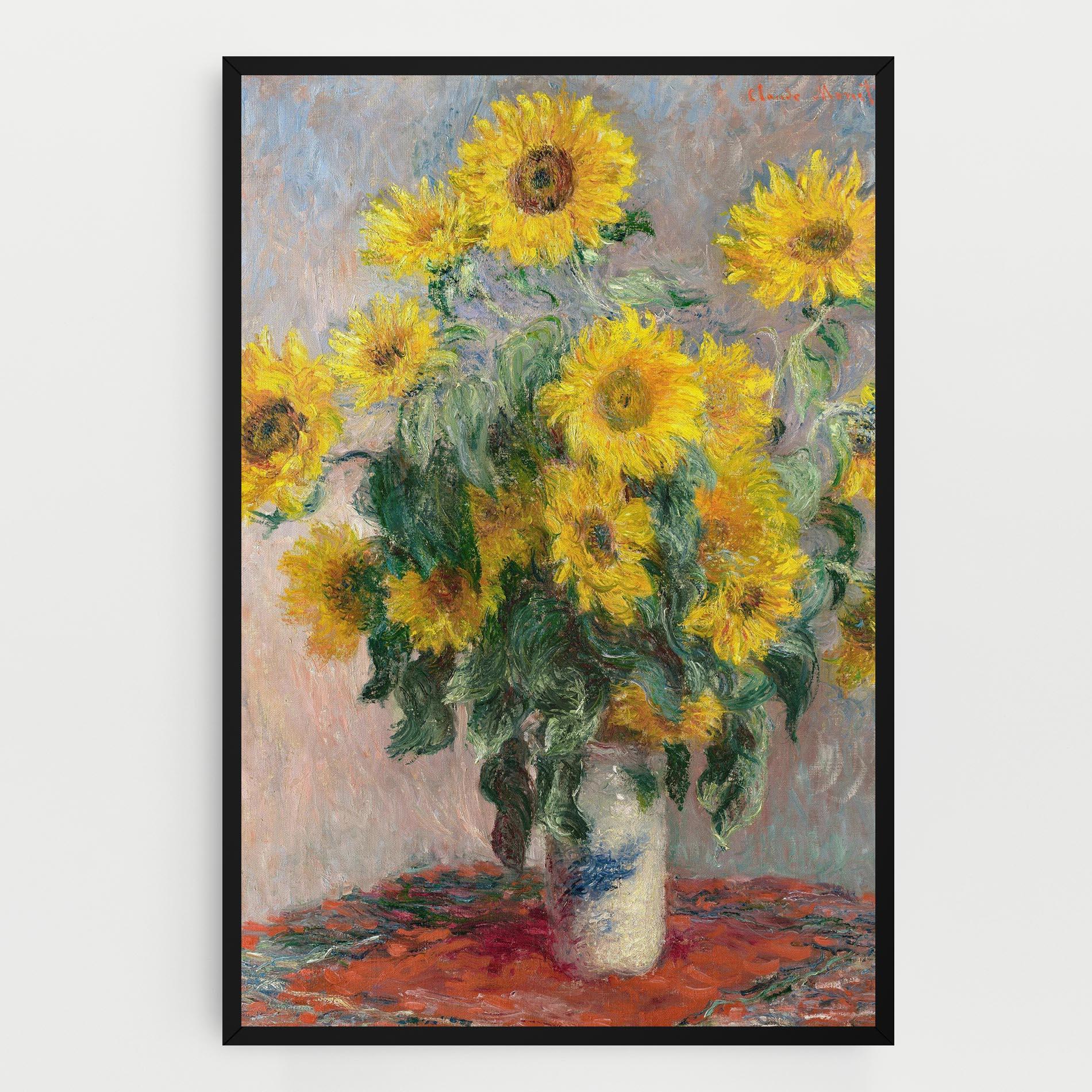 Leinwandbild Bouquet Of Sunflowers 1881 mockup 0