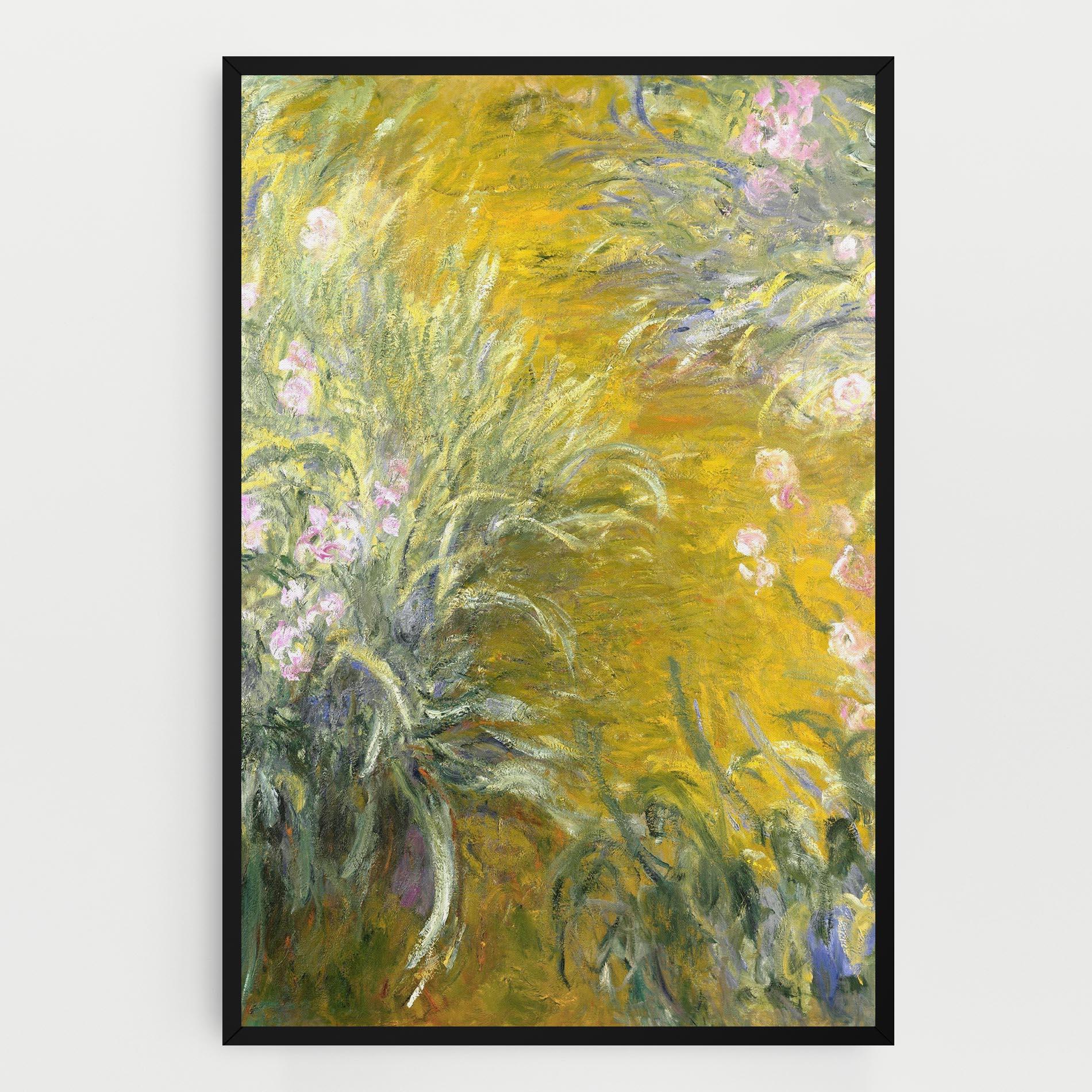 Leinwandbild Path Through The Irises mockup 0